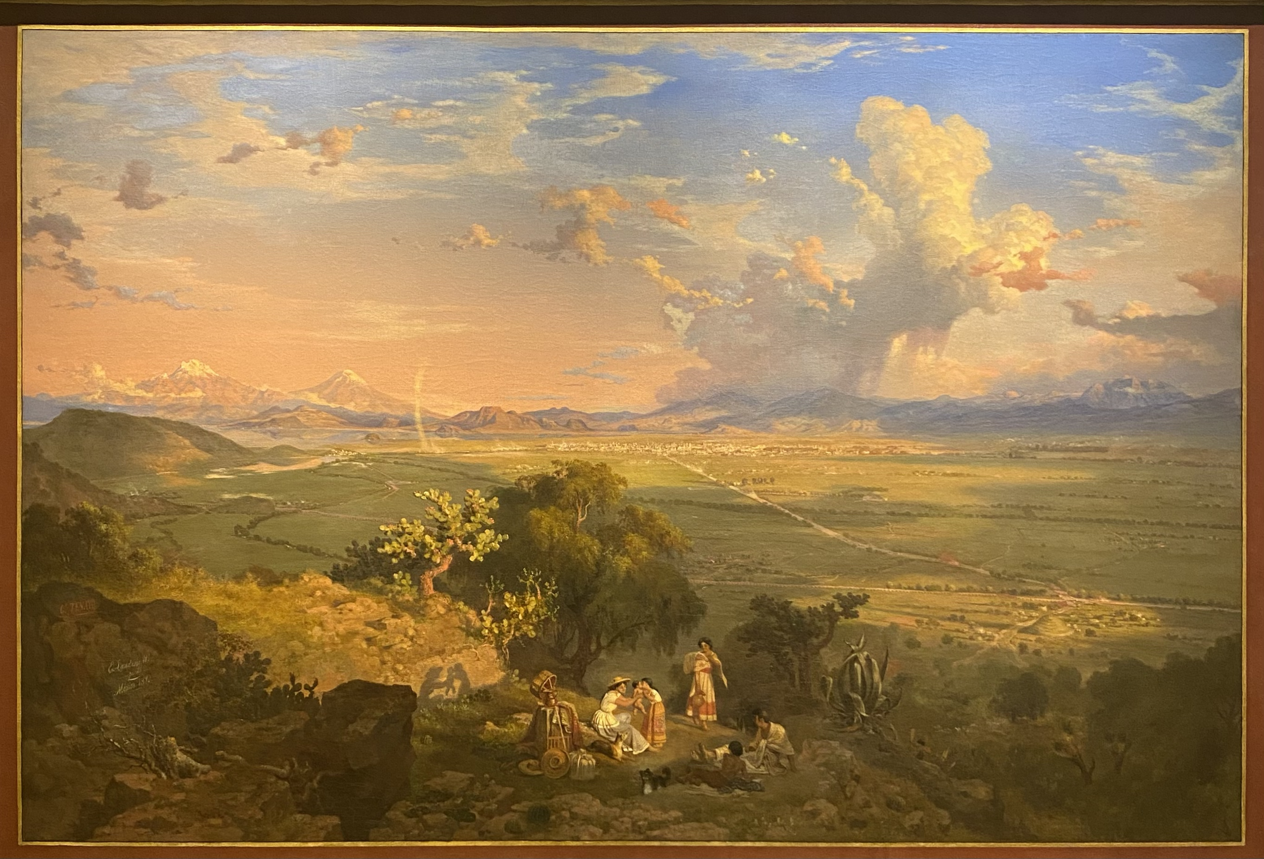 Eugenio Landesio
Valle de México desde el cerro del Tenayo, Valley of Mexico from Tenayo Hill
Museo Nacional de Arte