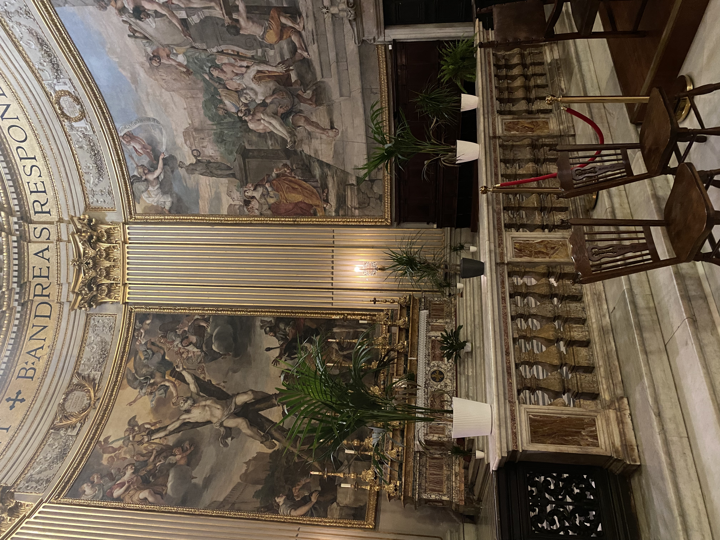 Mattia Preti
Martyrdom of Saint Andrew (left), Burial of Saint Andrew (right)
Basilica di Sant'Andrea della Valle