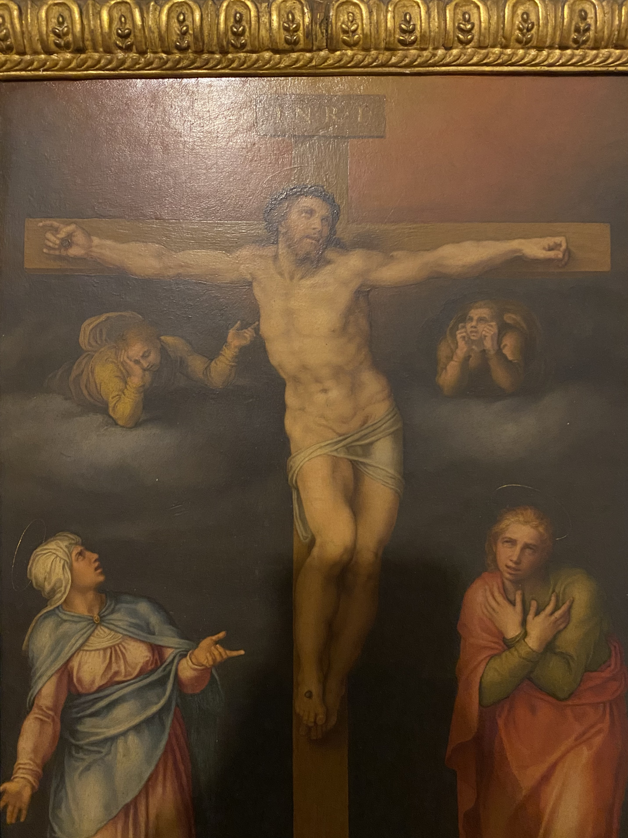 Marcello Venusti
Crucifix with the Virgin, Saint Giovanni and two mourning angels
Casa Buonarroti