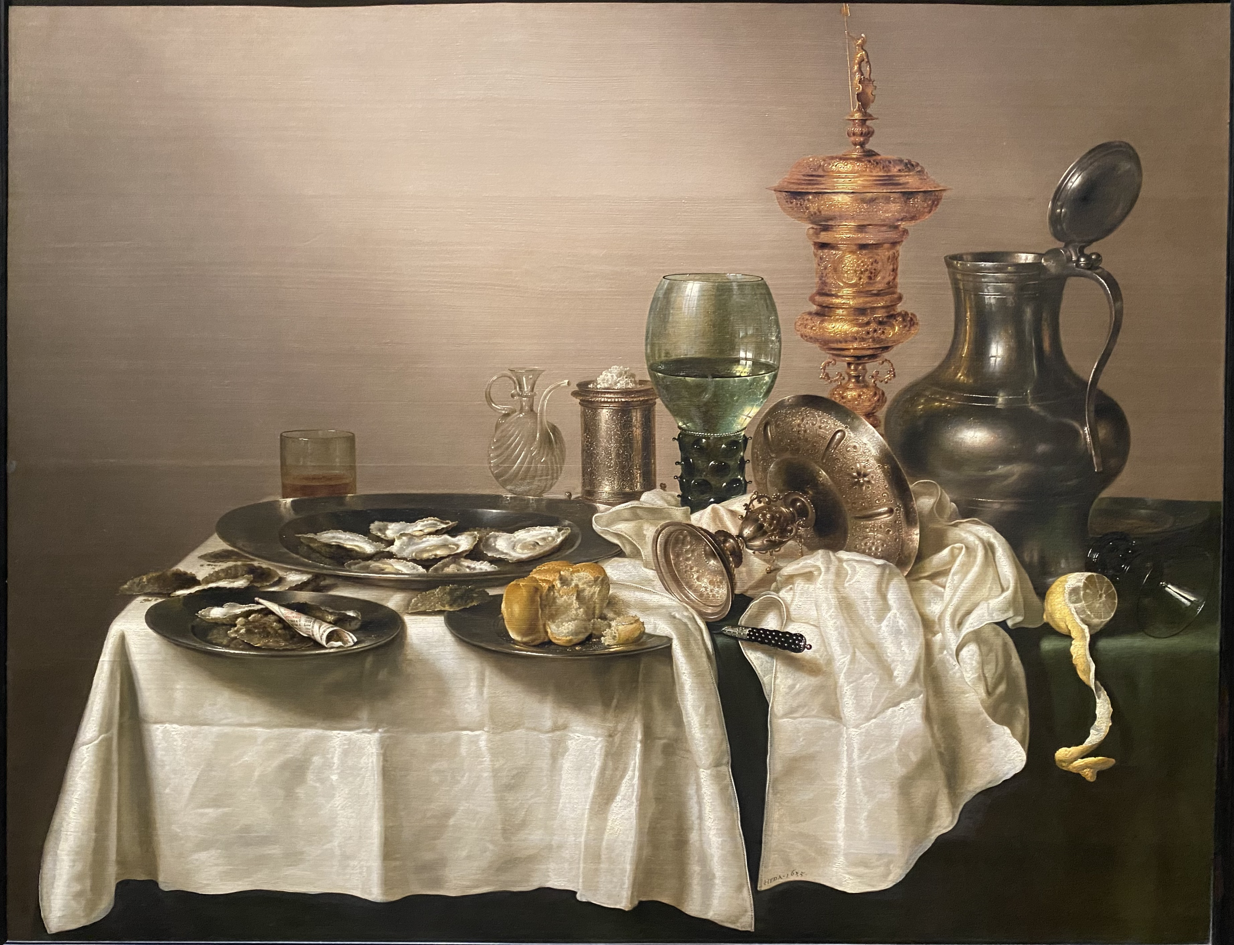 Willem Claesz Heda
Still Life with a Gilt Cup 
Rijksmuseum