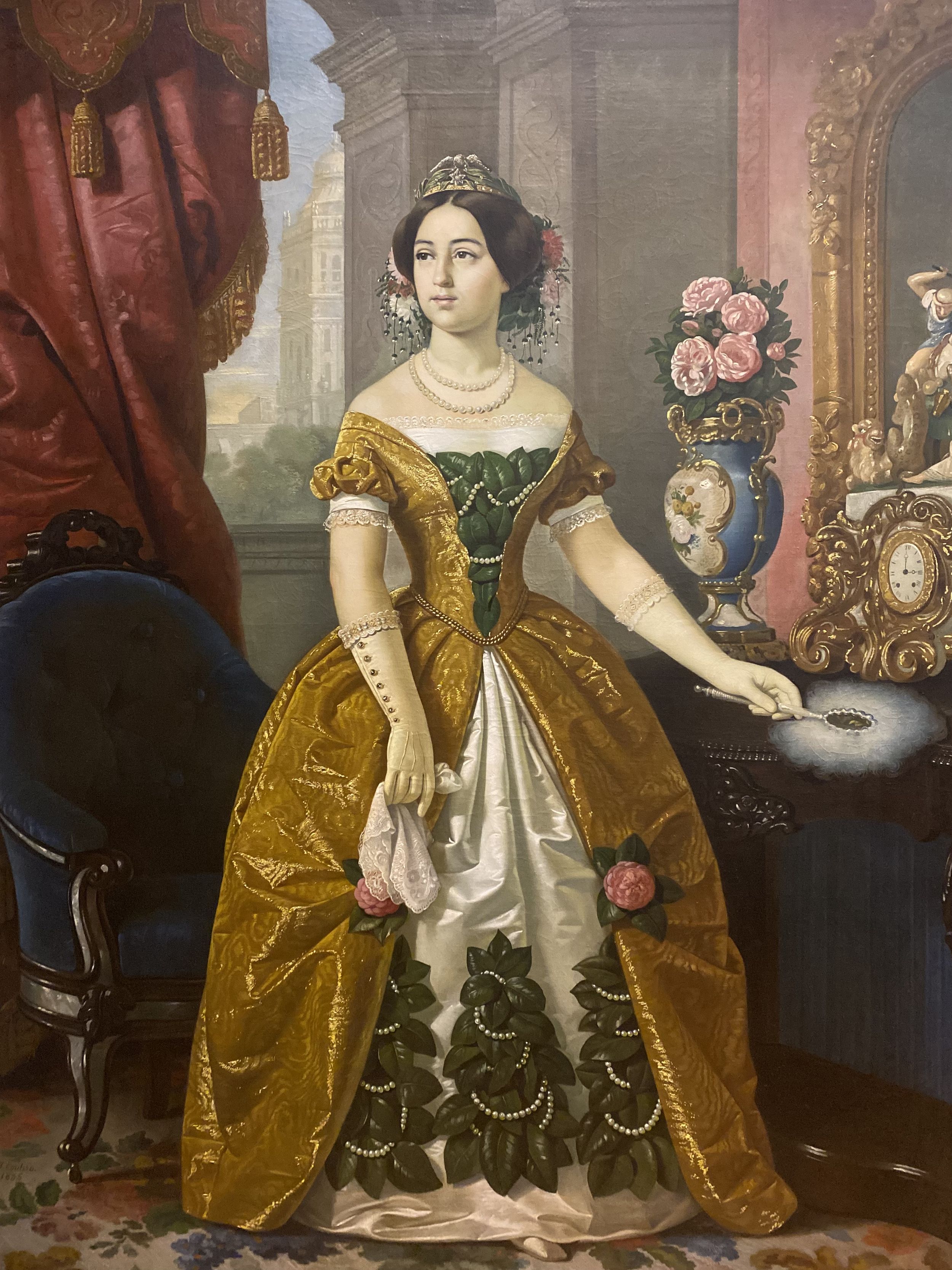 Juan Cordero
Portrait of Mrs. Dolores Tosta de Santa Anna
Museo Nacional de Arte, MUNAL