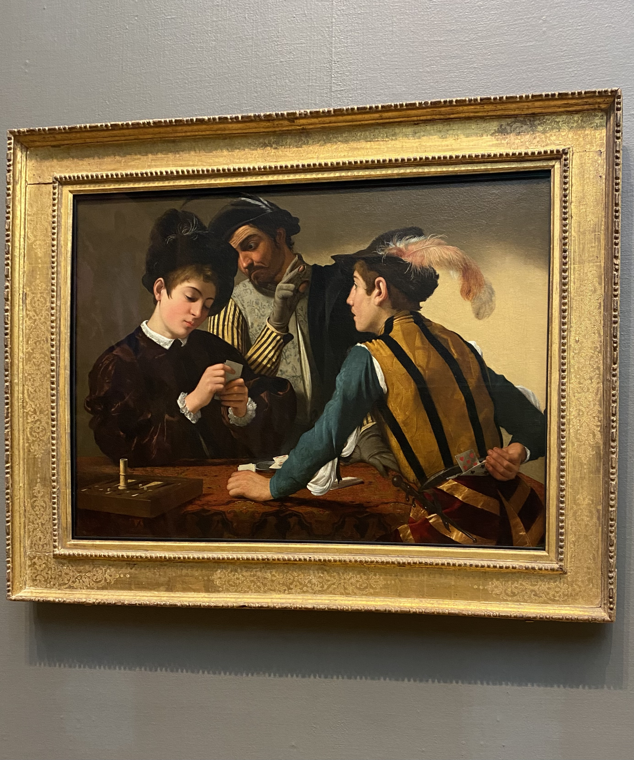 Caravaggio
The Cardsharps
Art Institute of Chicago