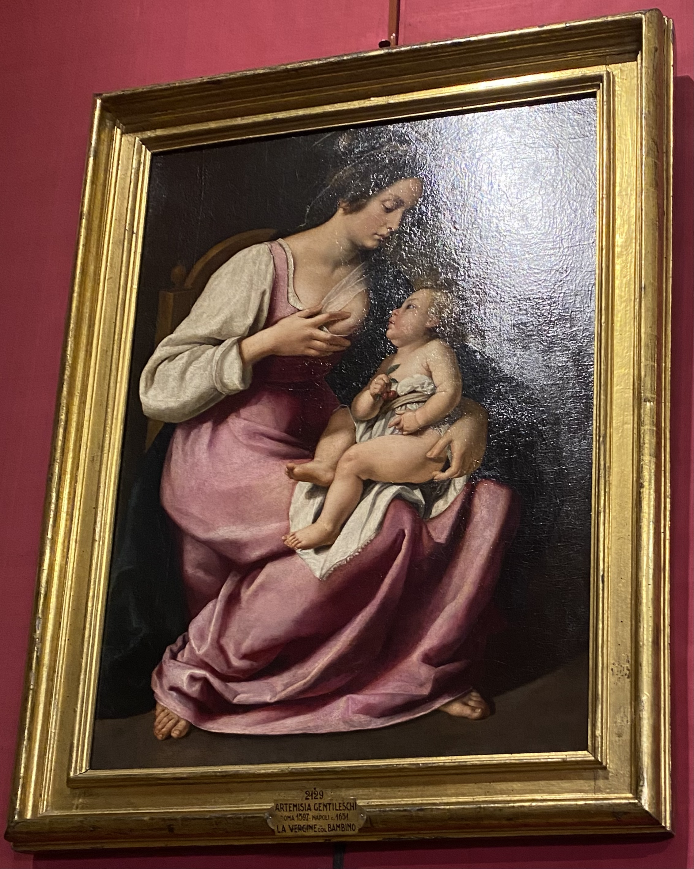 Artemisia Gentileschi
The Virgin with Child
Pitti Palace