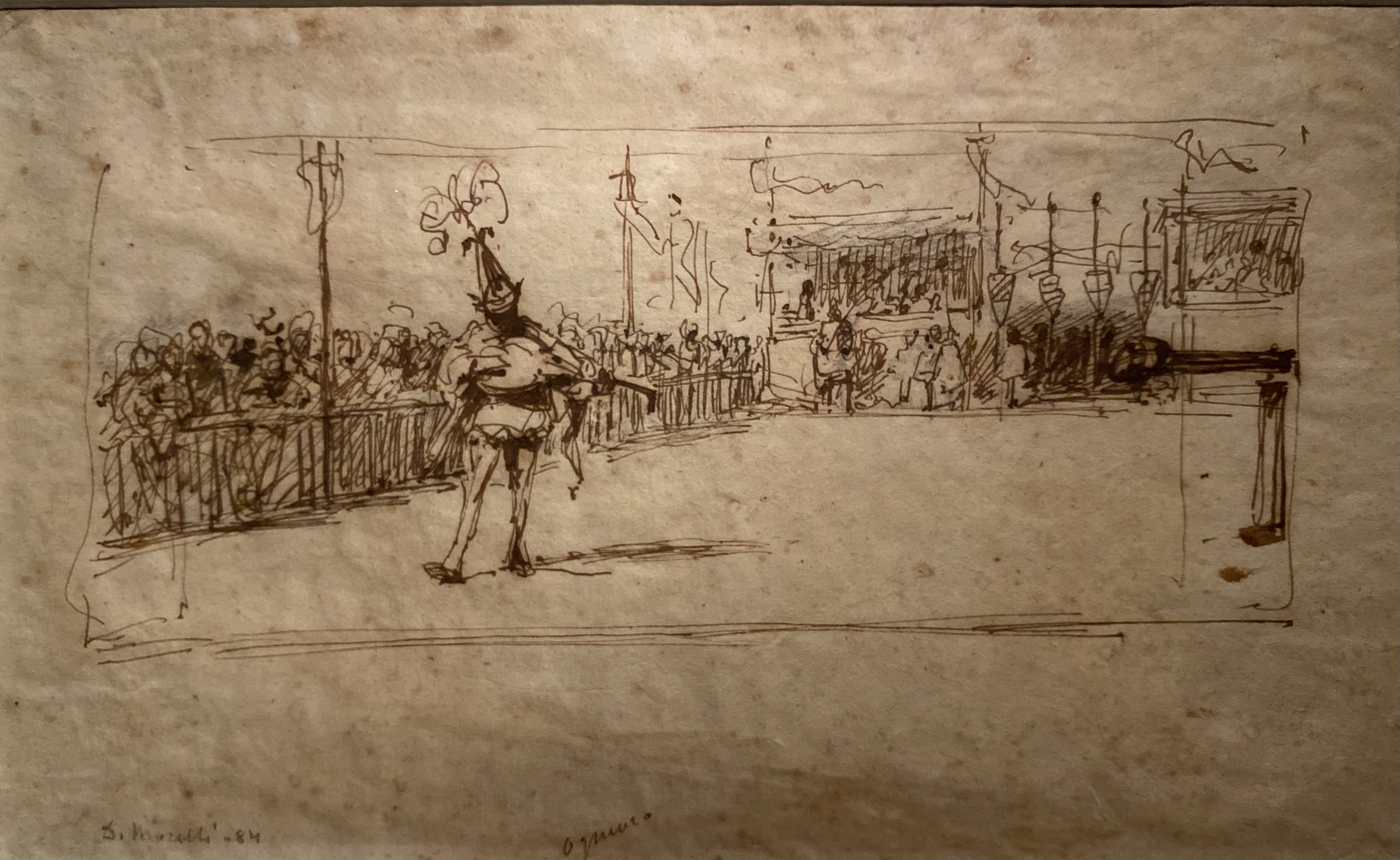 Domenico Morelli
Study for the Minstrel at the Tournament
Gallerie d'Italia, Naples