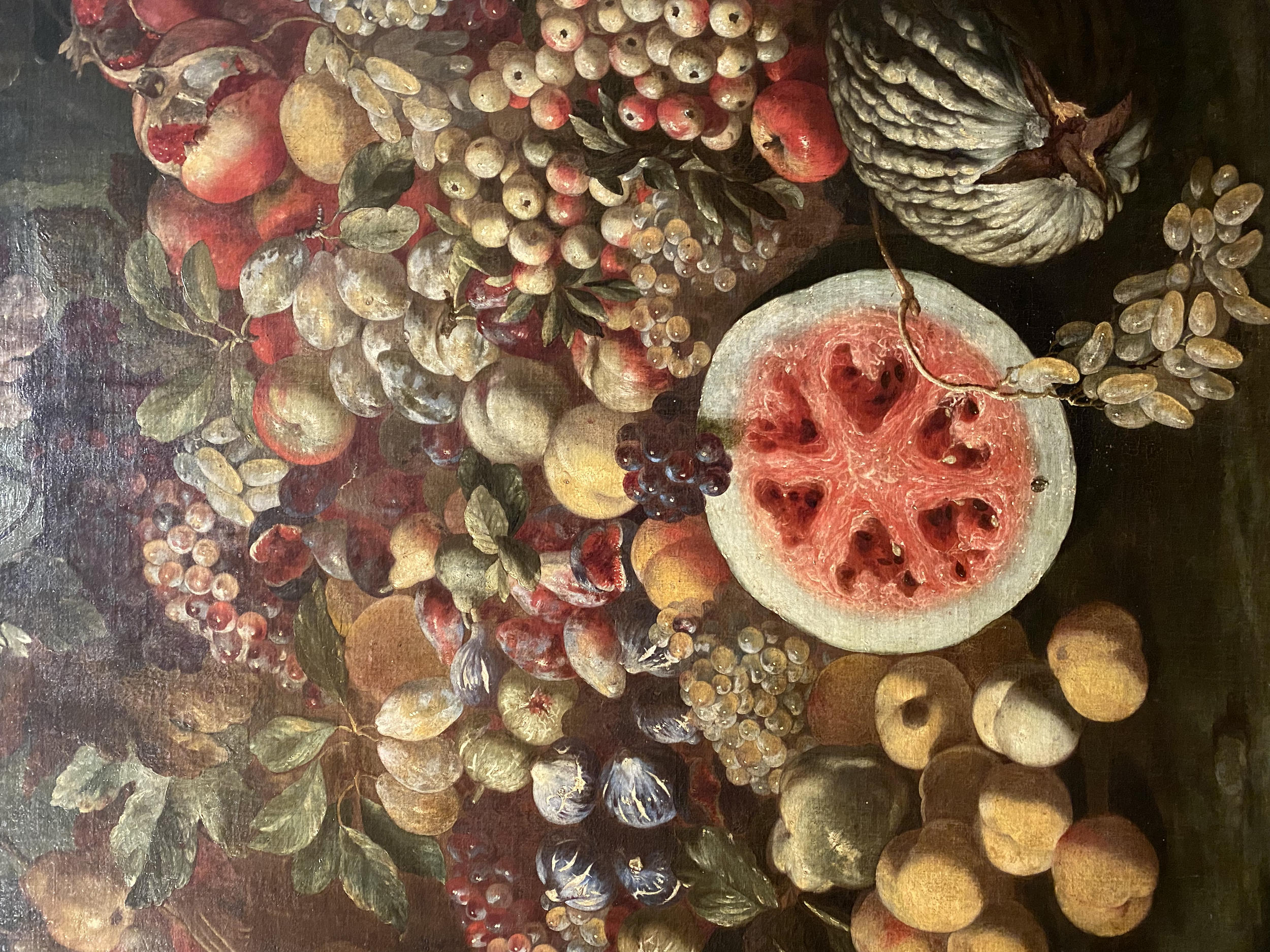 Giuseppe Recco
Still Life with Flowers and Fruit (detail)
Capodimonte