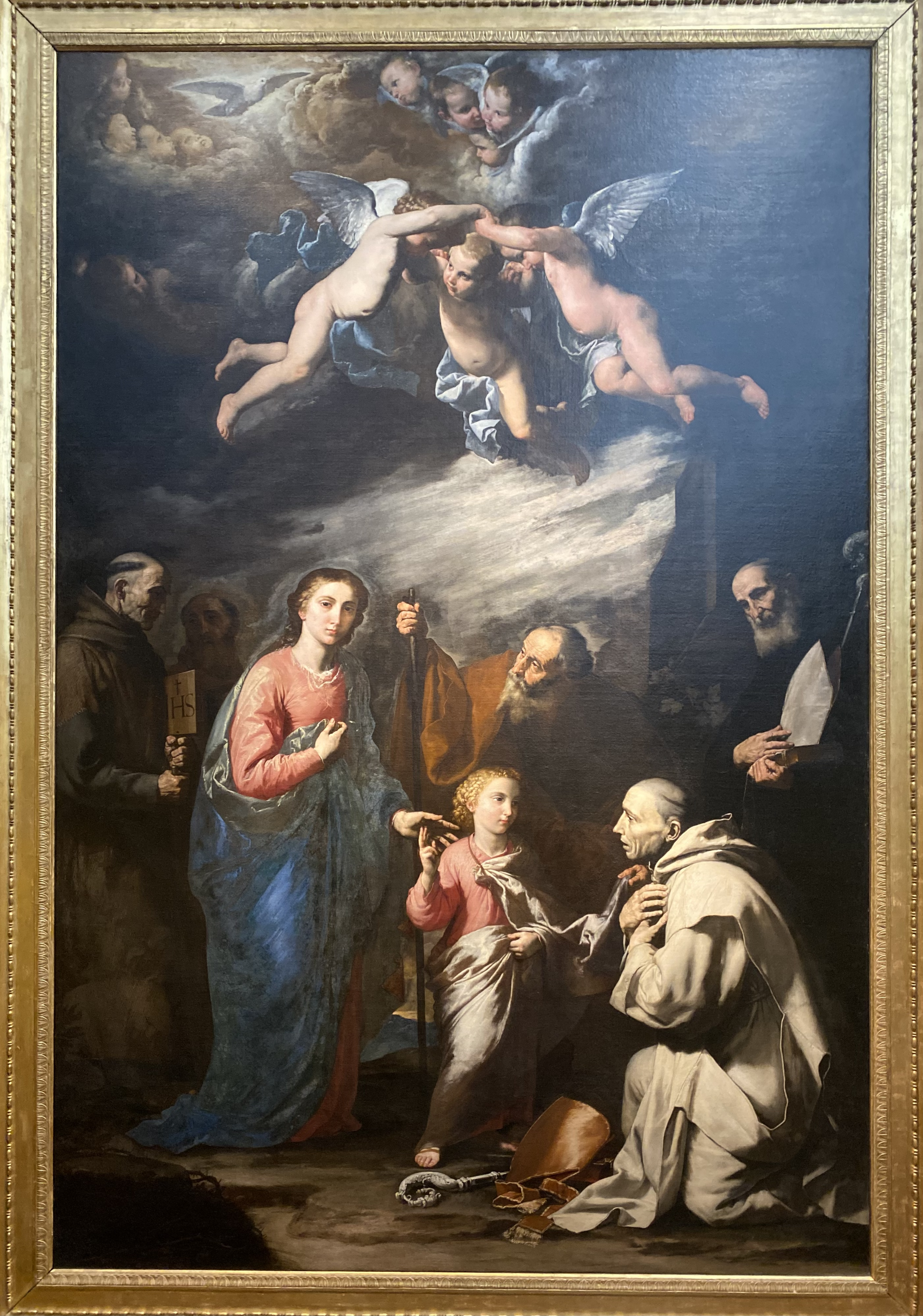 Jusepe de Ribera
Terrestrial Trinity with Saints Bruno, Benedict, Bernardino of Siena, and Bonaventure
Capodimonte