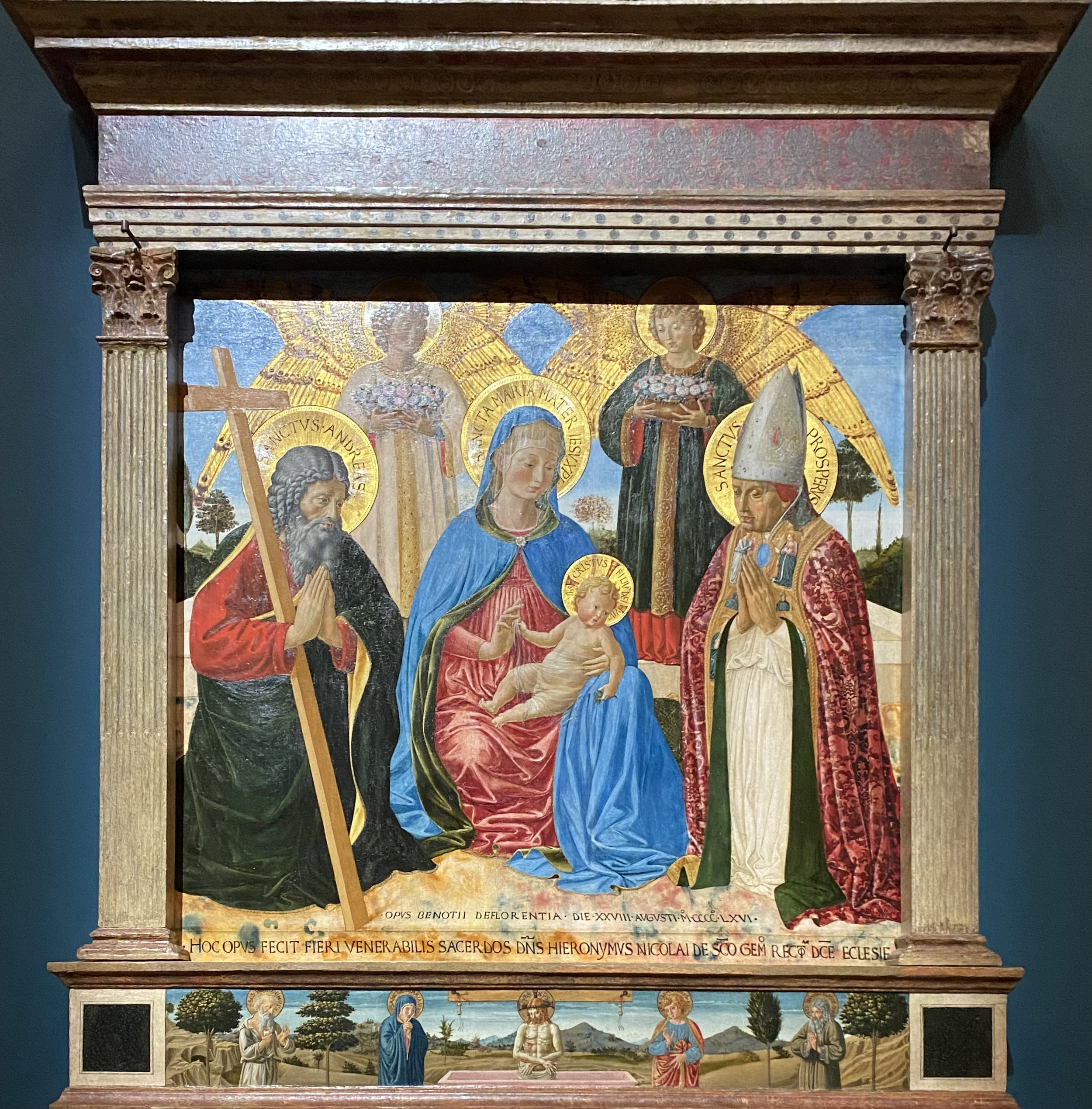Benozzo Gozzoli
Madonna with Saints Andrew and Prospero
San Domenico Museum, Forlì