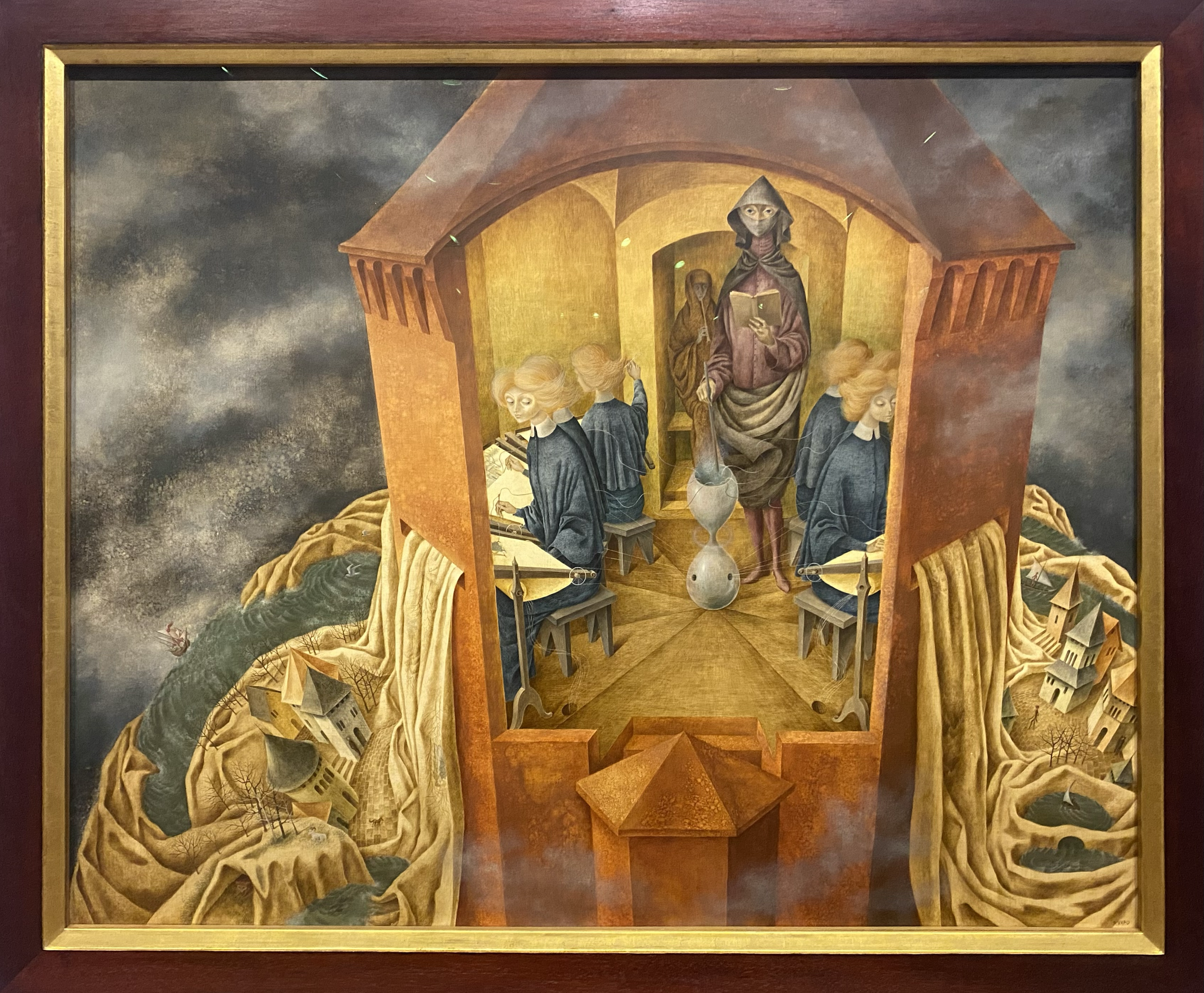 Remedios Varo
Bordado del manto de la tierra, Embroidering the Earth's mantle
Art Institute of Chicago