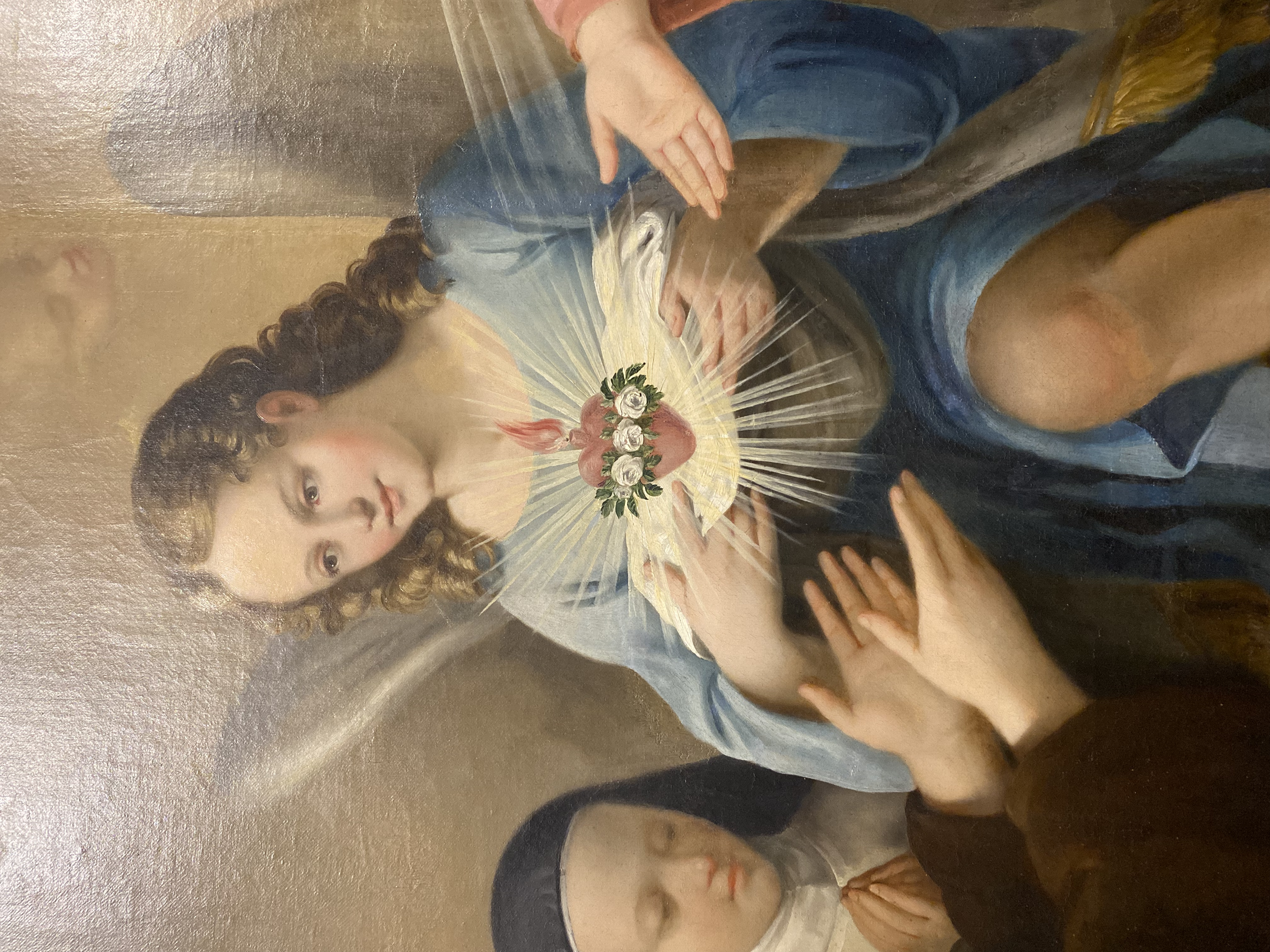 Unknown Artist, 18th century
Allegory of the Sacred Heart of Mary with a group of Carmelite nuns
Museo de El Carmen