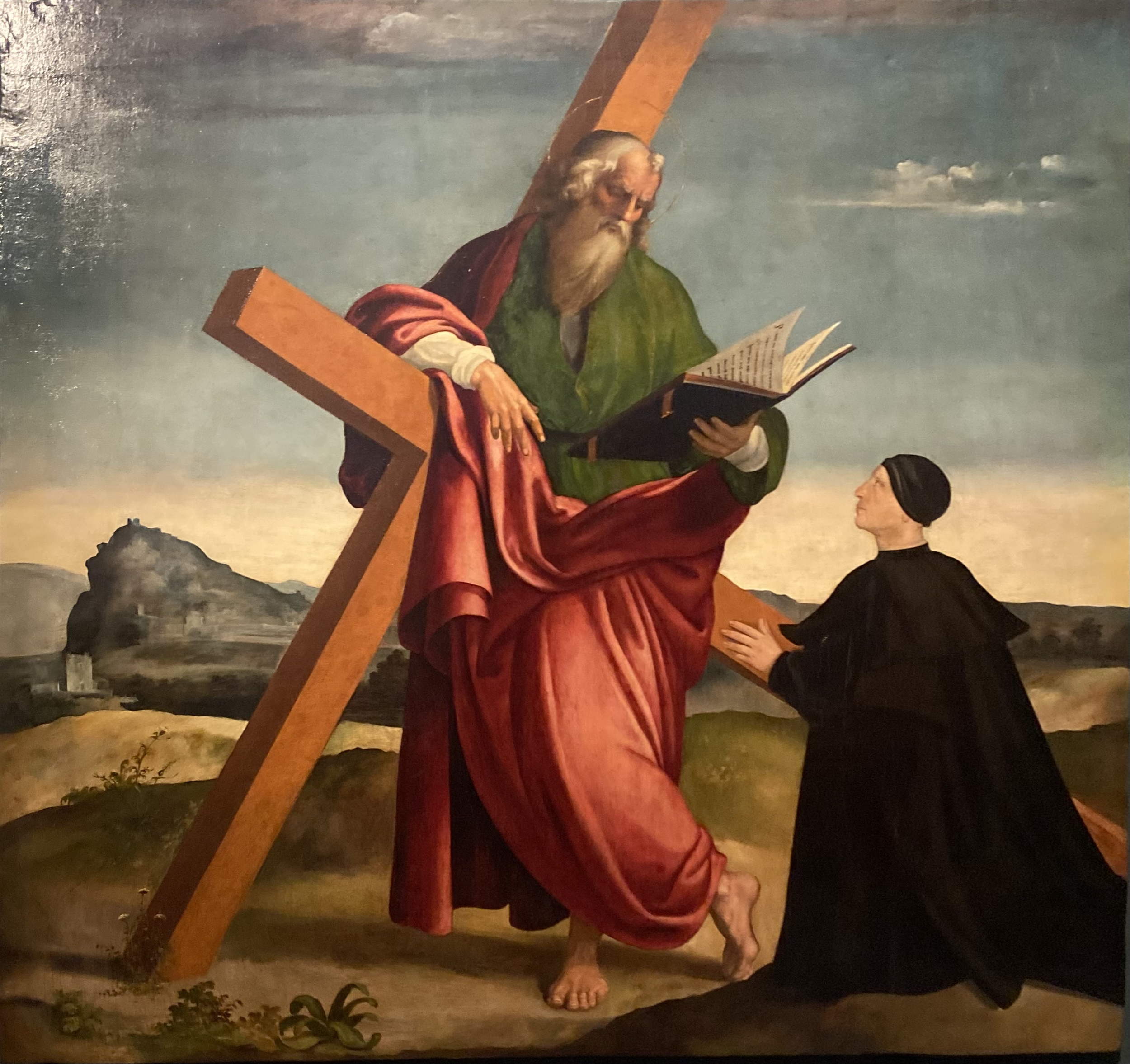 Andrea Sabatini e Giovan Filippo Criscuolo
St. Andrew with the patron Iacopo Lauro in prayer
Capodimonte