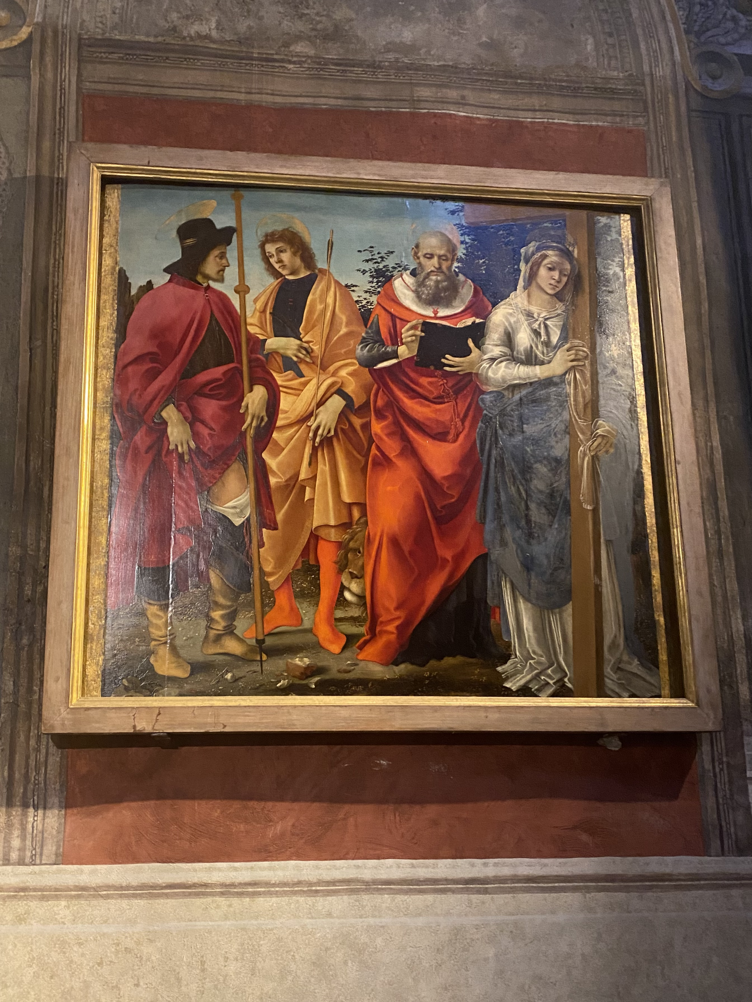 Filippino Lippi
San Rocco, Sebastiano, Girolamo ed Elena
Chiesa di San Michele in Foro, Lucca