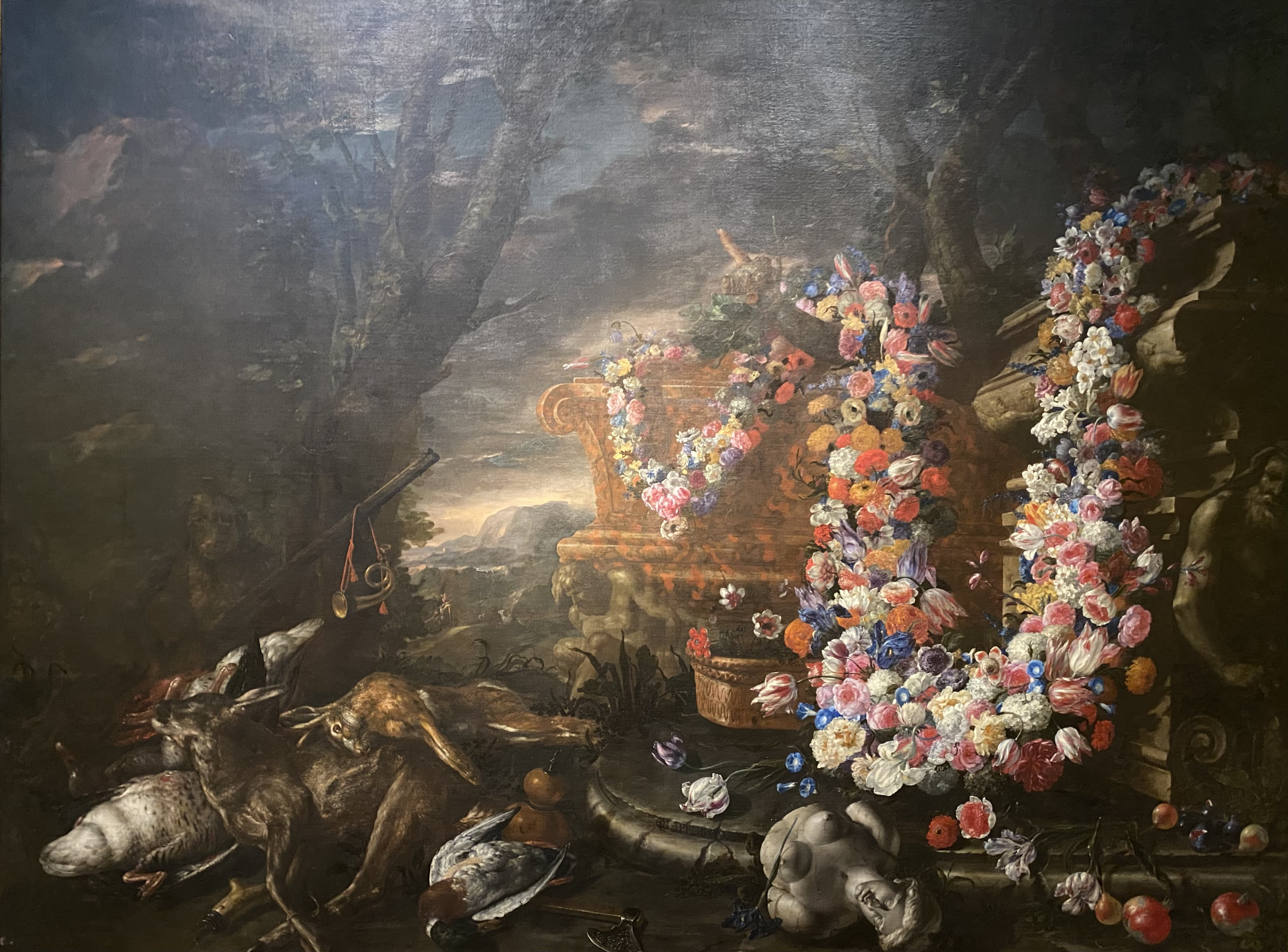 Giuseppe Recco
Still Life with Festoons of Flowers and Game
Capodimonte