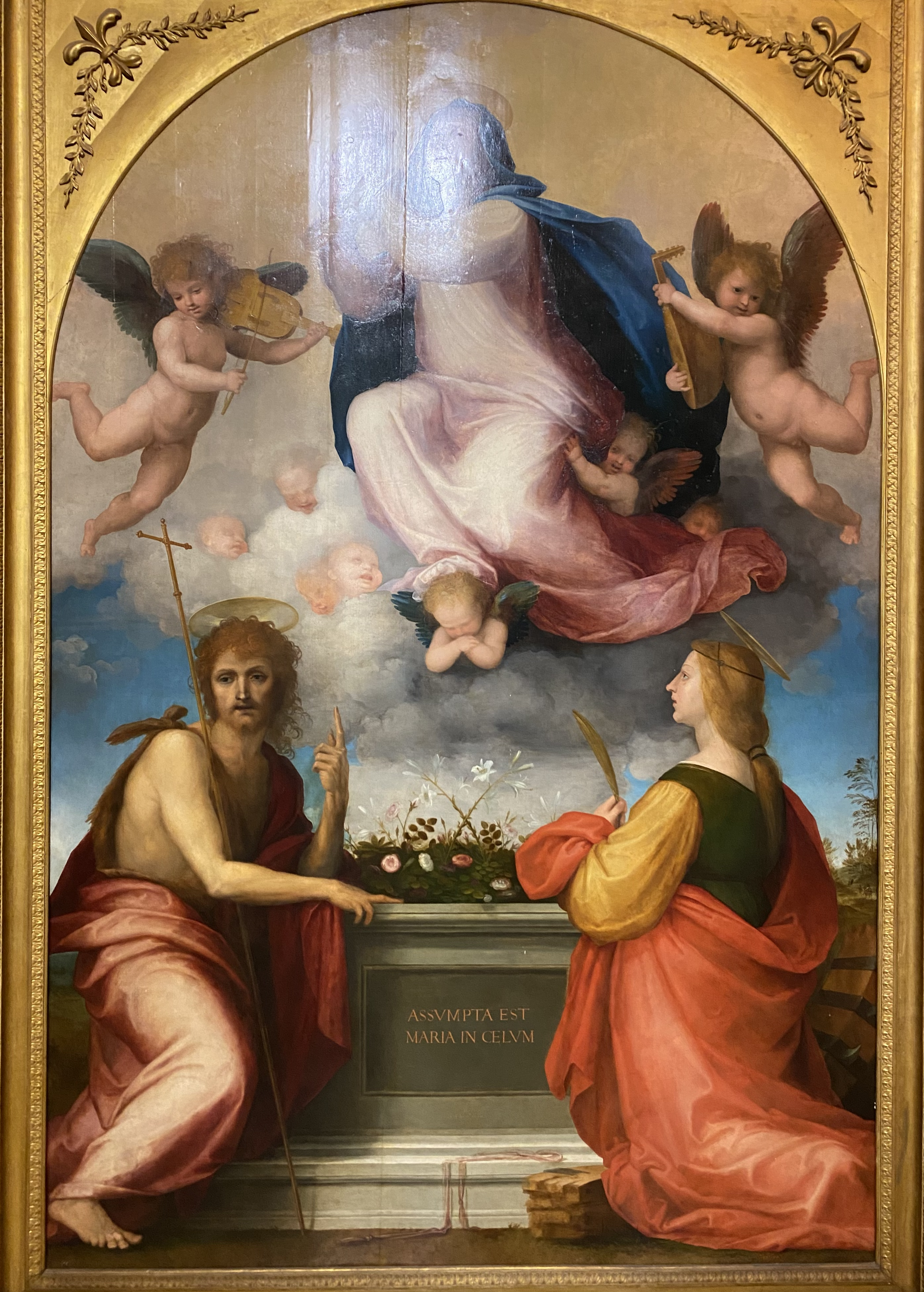 Fra Bartolomeo
The Assumption of the Virgin with St. John the Baptist and St. Catherine of Alexandria
Capodimonte