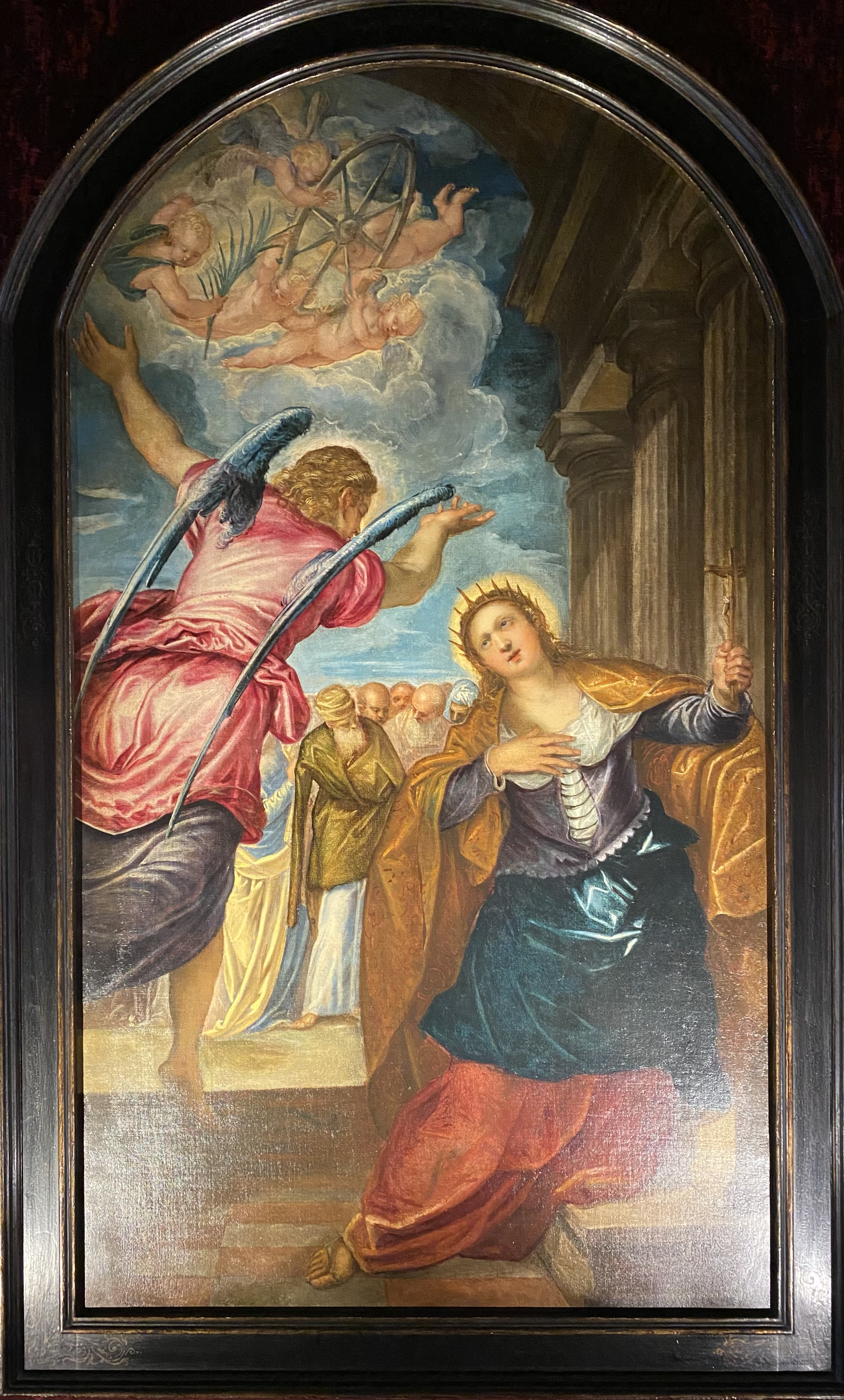 Tintoretto
Angel Foretelling Saint Catherine of Alexandria of her Martyrdom
Palazzo Ducale