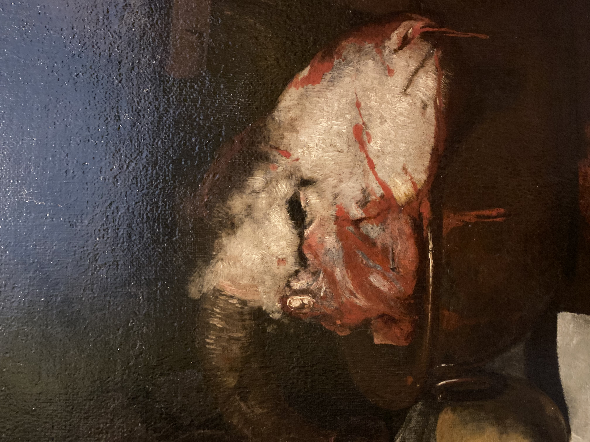 Jusepe de Ribera
Still Life with Goat's Head (detail)
Capodimonte