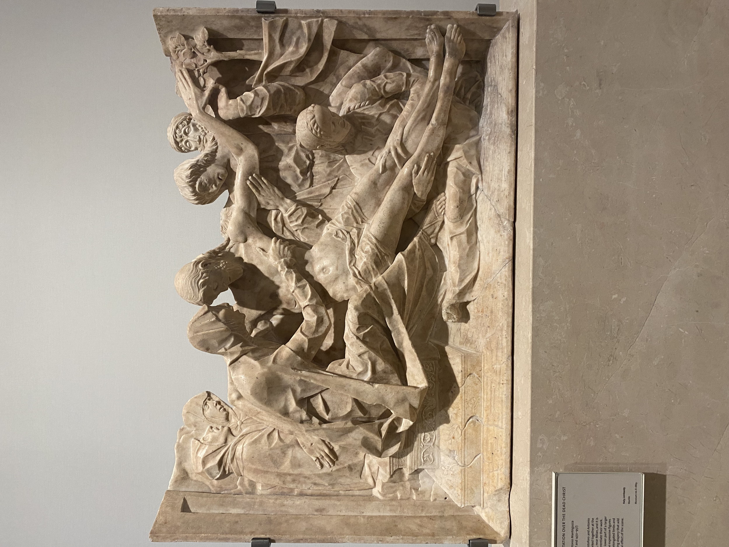 Cristoforo or Antonio Mantegazza
The Lamentation over the Dead Christ
Victoria and Albert Museum