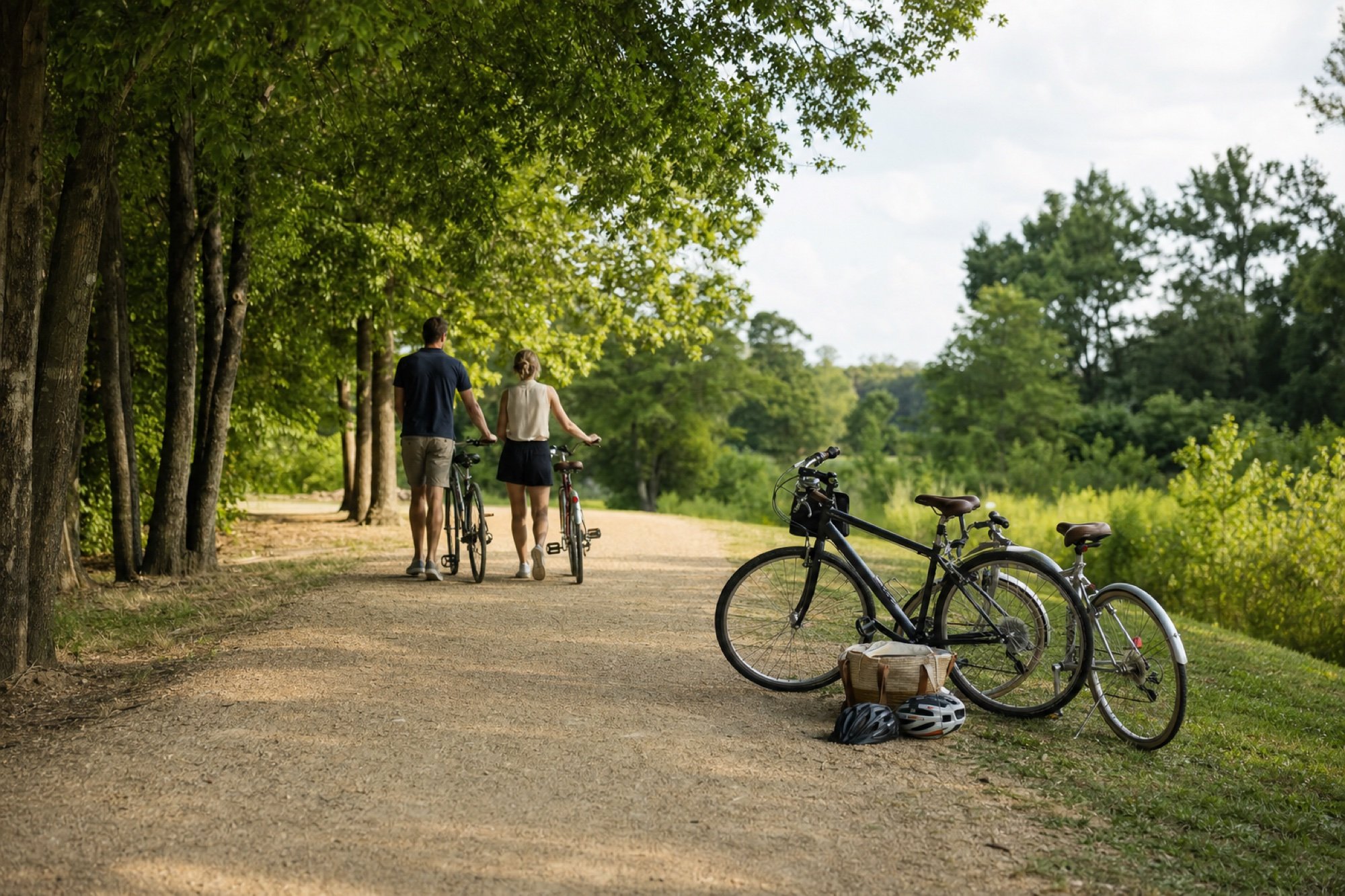 Our bikes, the Capital Trail, and a slow afternoon out to Jamestown (2026)
