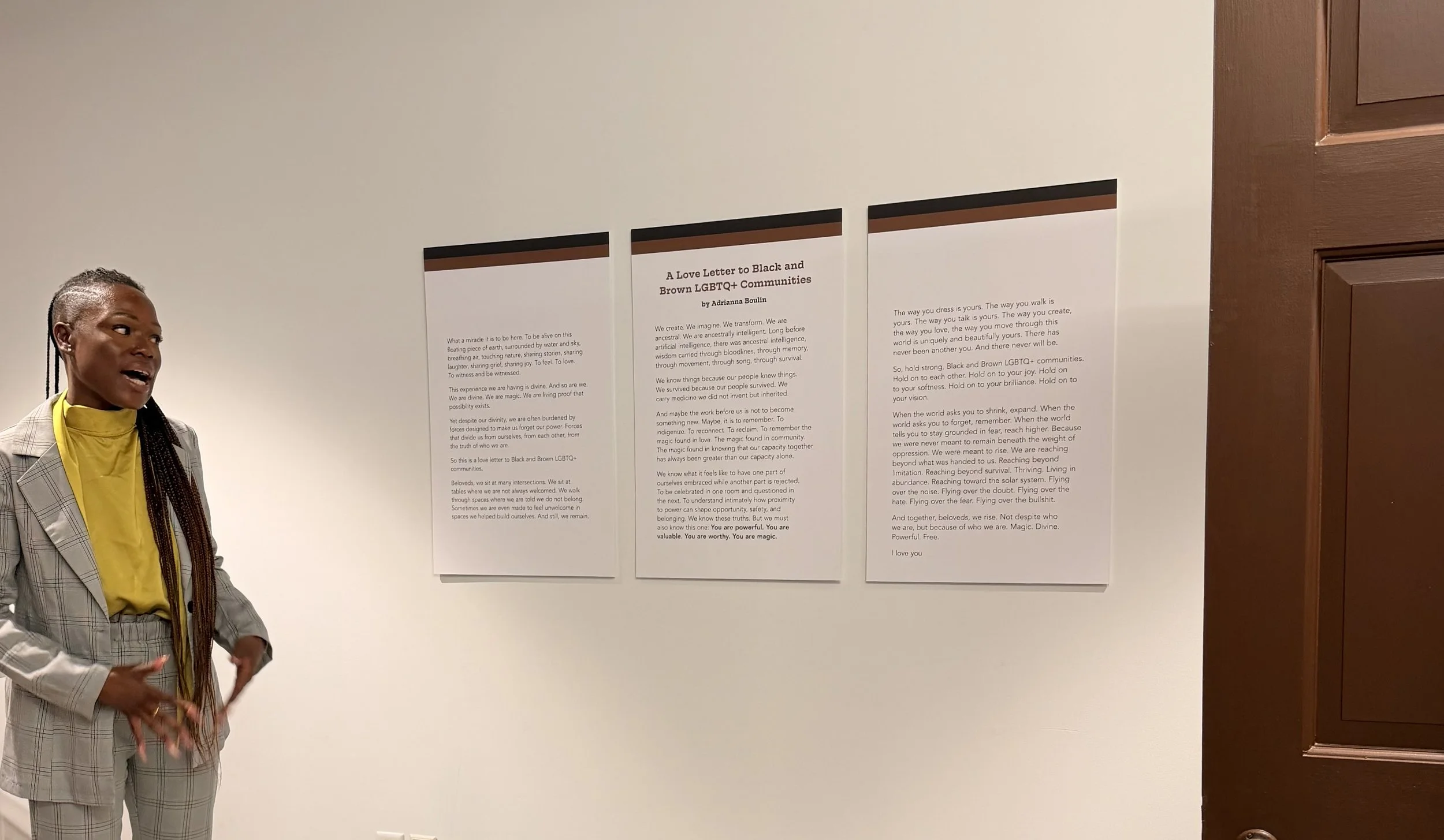 A love letter to Black and Brown LGBTQ+ Communities by Adrianna Boulin