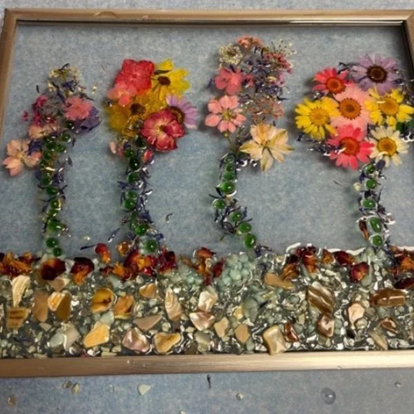 Floral Resin Art Frame Making
