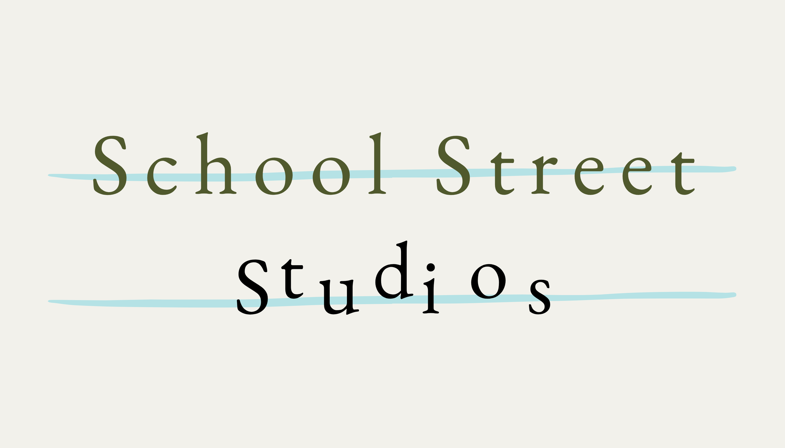 School Street Studios original logo