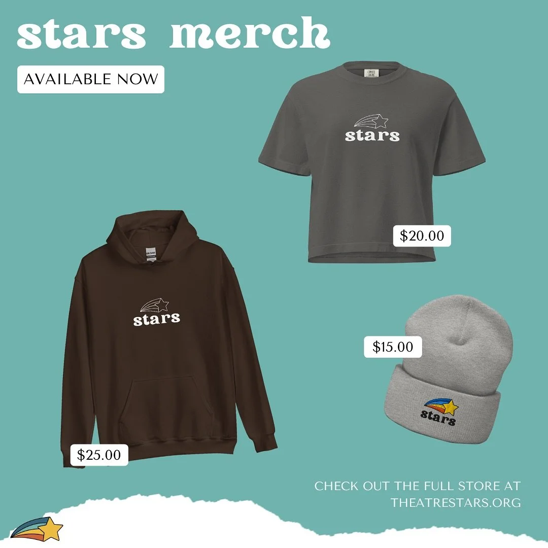 Just in time for the holiday season- new STARS merch is available now! Check out all the new arrivals on our website!
