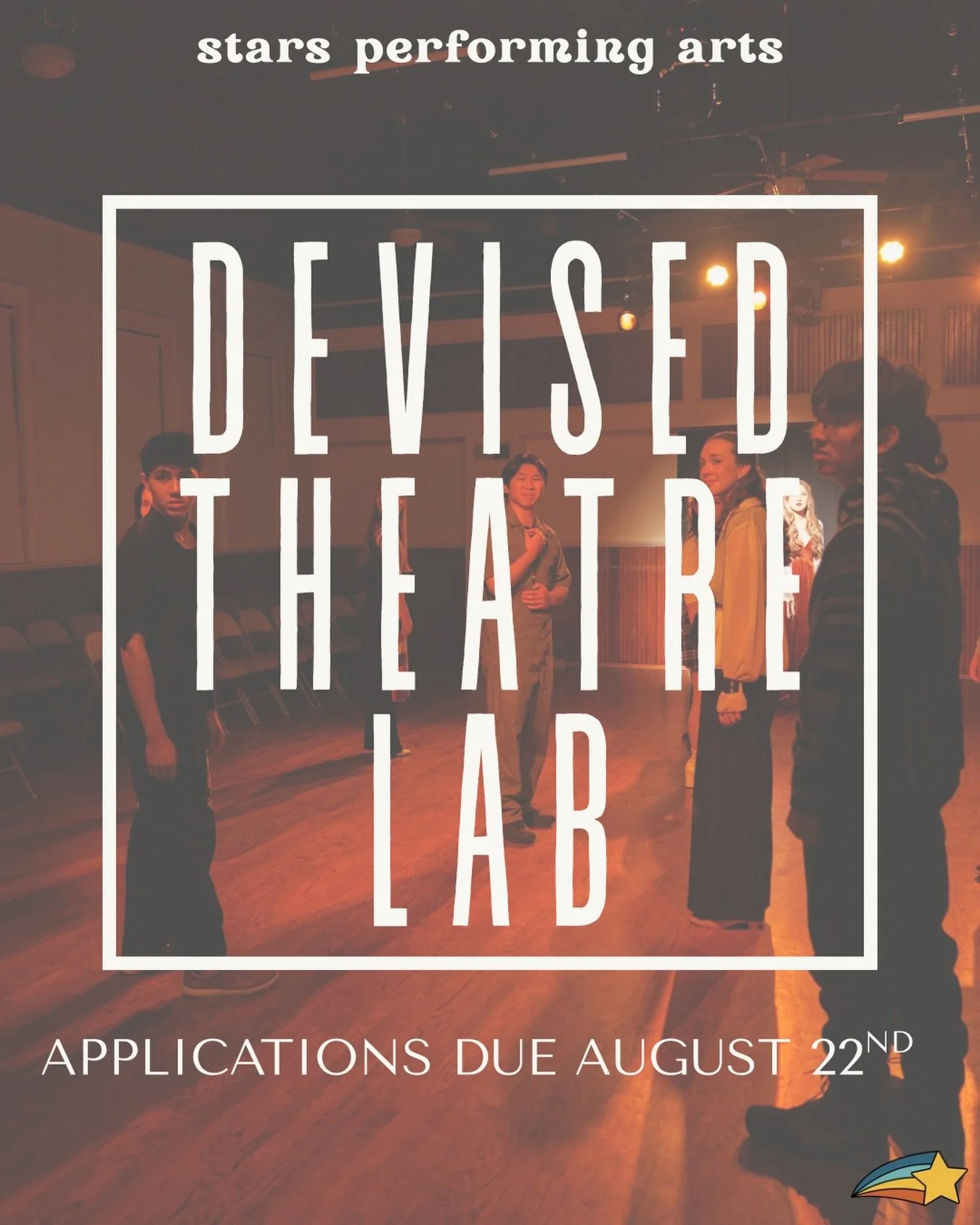 Applications for our devised theatre lab are due next weekend! If you&rsquo;re interested in joining the cohort, now is your chance to apply! 

More info and the application are live on our website now. Reach out to hannah@theatrestars.org with any q