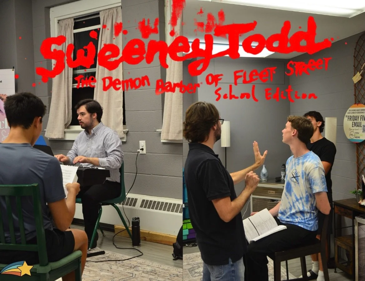 The cast and crew of Sweeney Todd have been hard at work, and they&rsquo;re almost ready for audiences!

Tickets are on sale now! Don&rsquo;t miss the chance to see this incredible group from November 13-16 🥧🩸

📸: @mgrec441