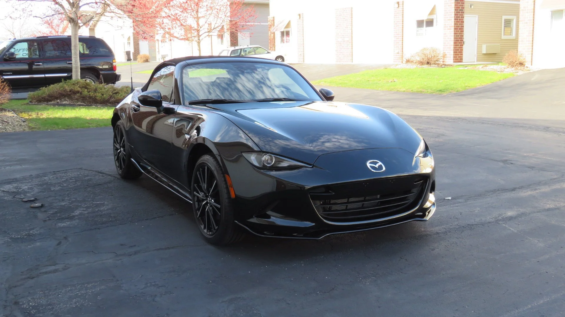 New 2025 Mazda Miata had C6 Hydro along with interior and convertible top ceramic protection applied by Dovetail Detailing