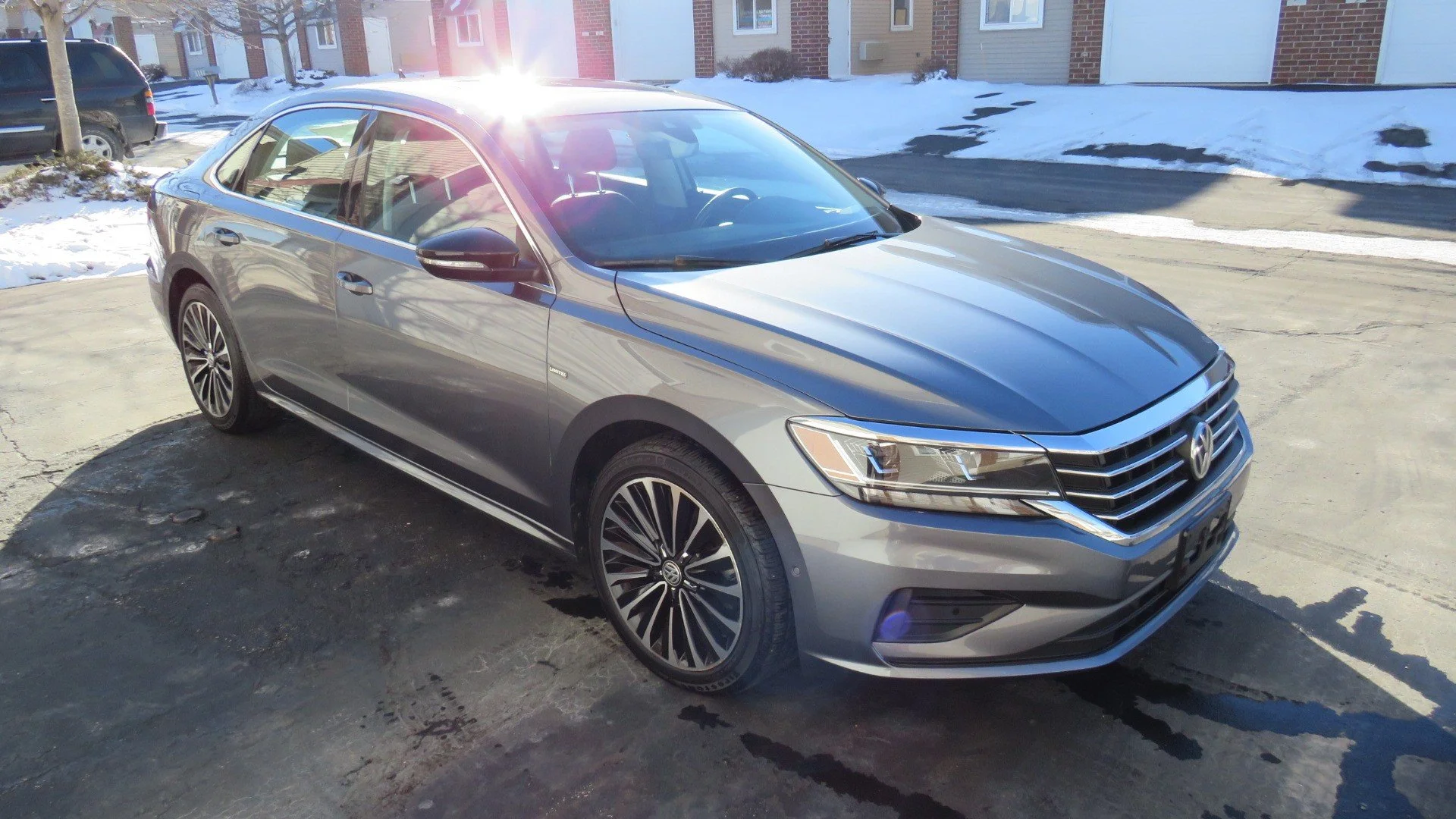 2022 Volkswagen Passat received scratch improving polish and C6 Hydro protection at Dovetail Detailing.  