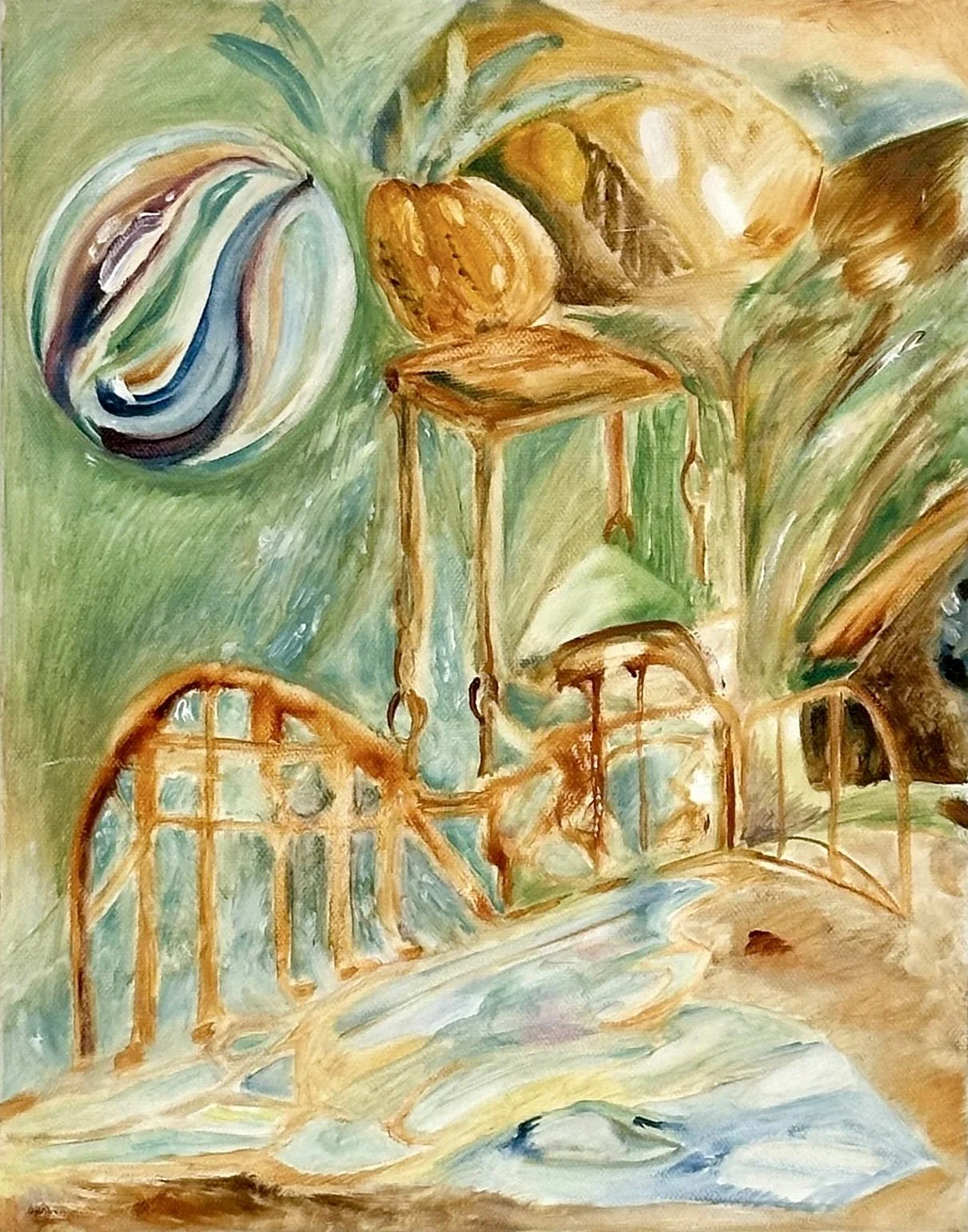 Dewy Morning,
2024,
11" x 14",
Oil on canvas