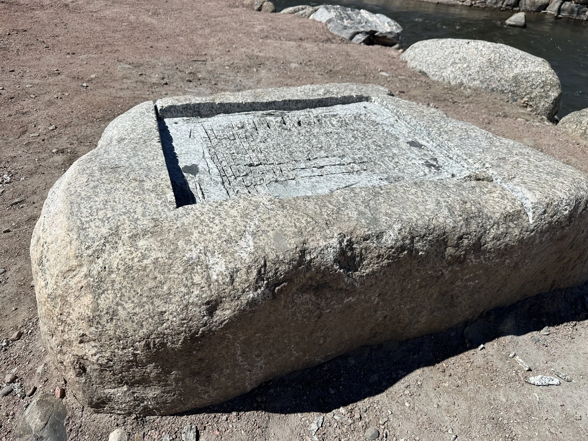 The stone before mounting as prepared by Mark Handeland