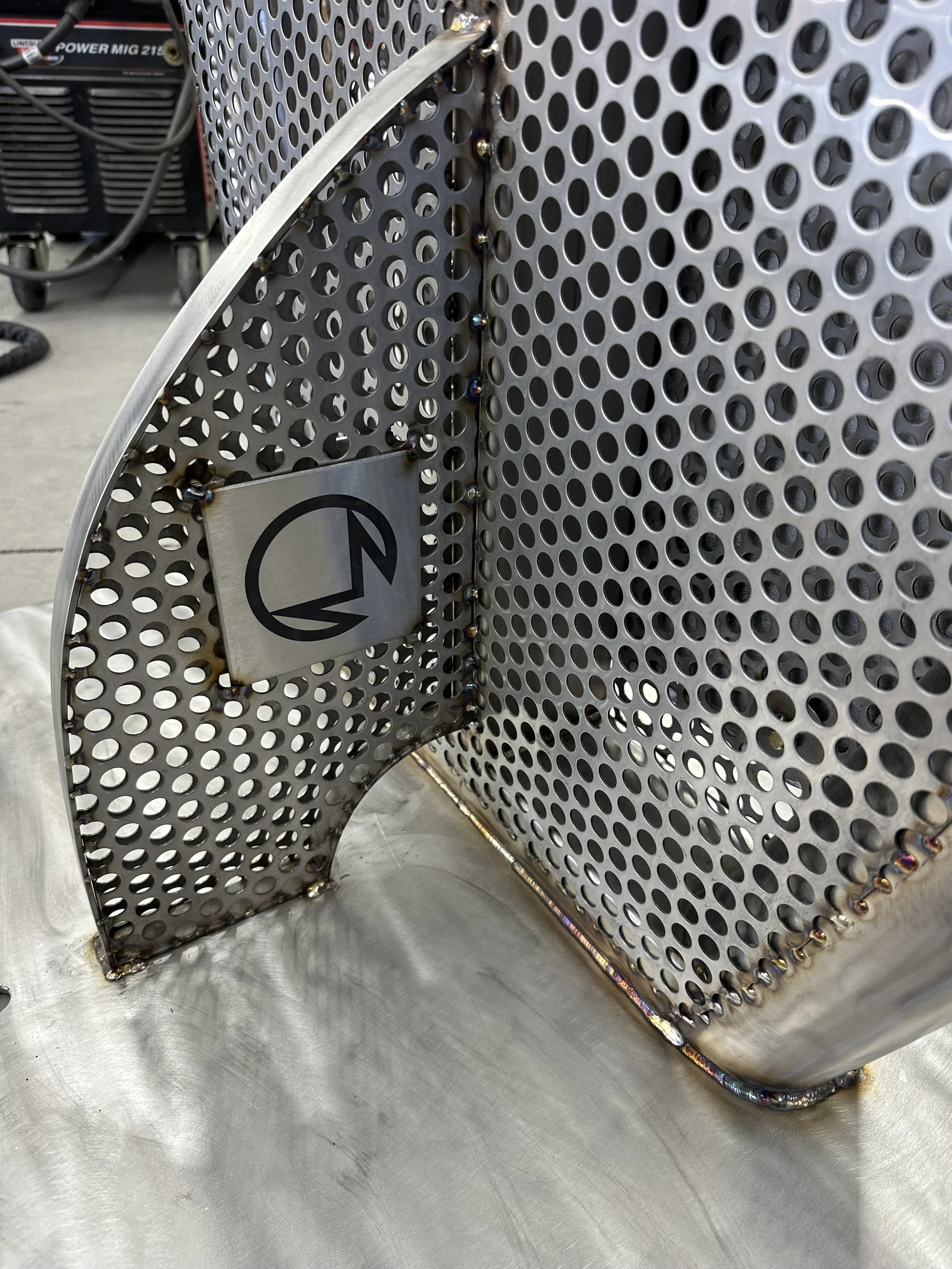 Detail of the rear fin of the Surfboard