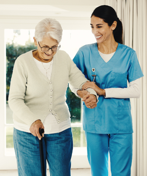 Bluebird nursing can help with fall prevention