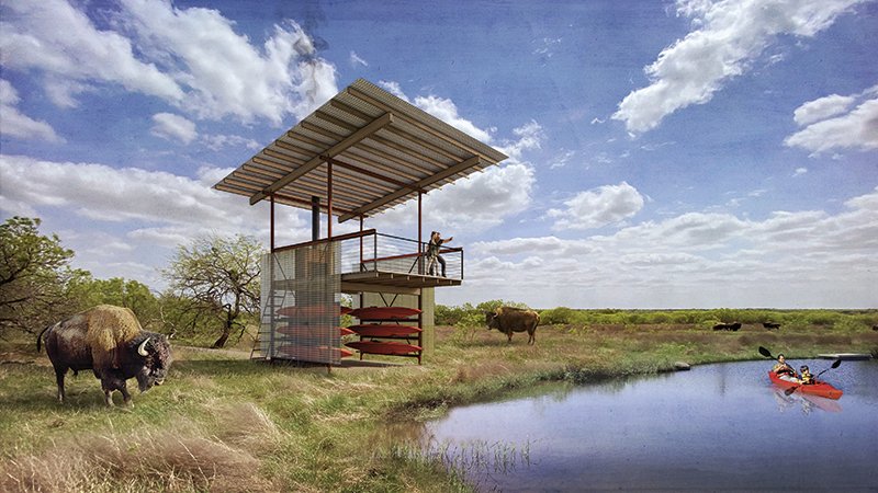 Texas Architecture Magazine: Concept for the Texas Tribal Buffalo Project Supports Reconciliation and Re-establishment