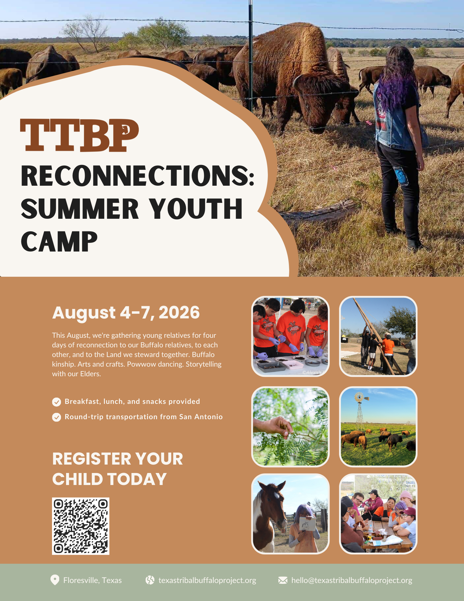 TTBP Reconnections: Summer Youth Camp 2026