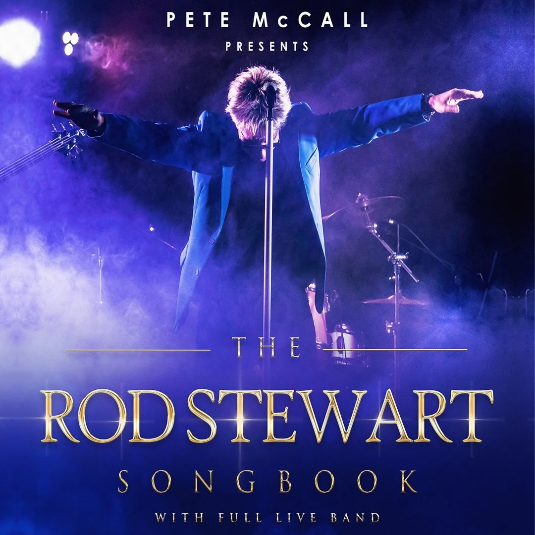 The ultimate tribute to Rod Stewart coming to @millfieldtheatre this April!!✨🎤 The Rod Stewart Songbook starring Pete McCall delivers a spectacular live theatre show packed with iconic hits, stunning vocals, and show-stopping style - hailed as &ldqu