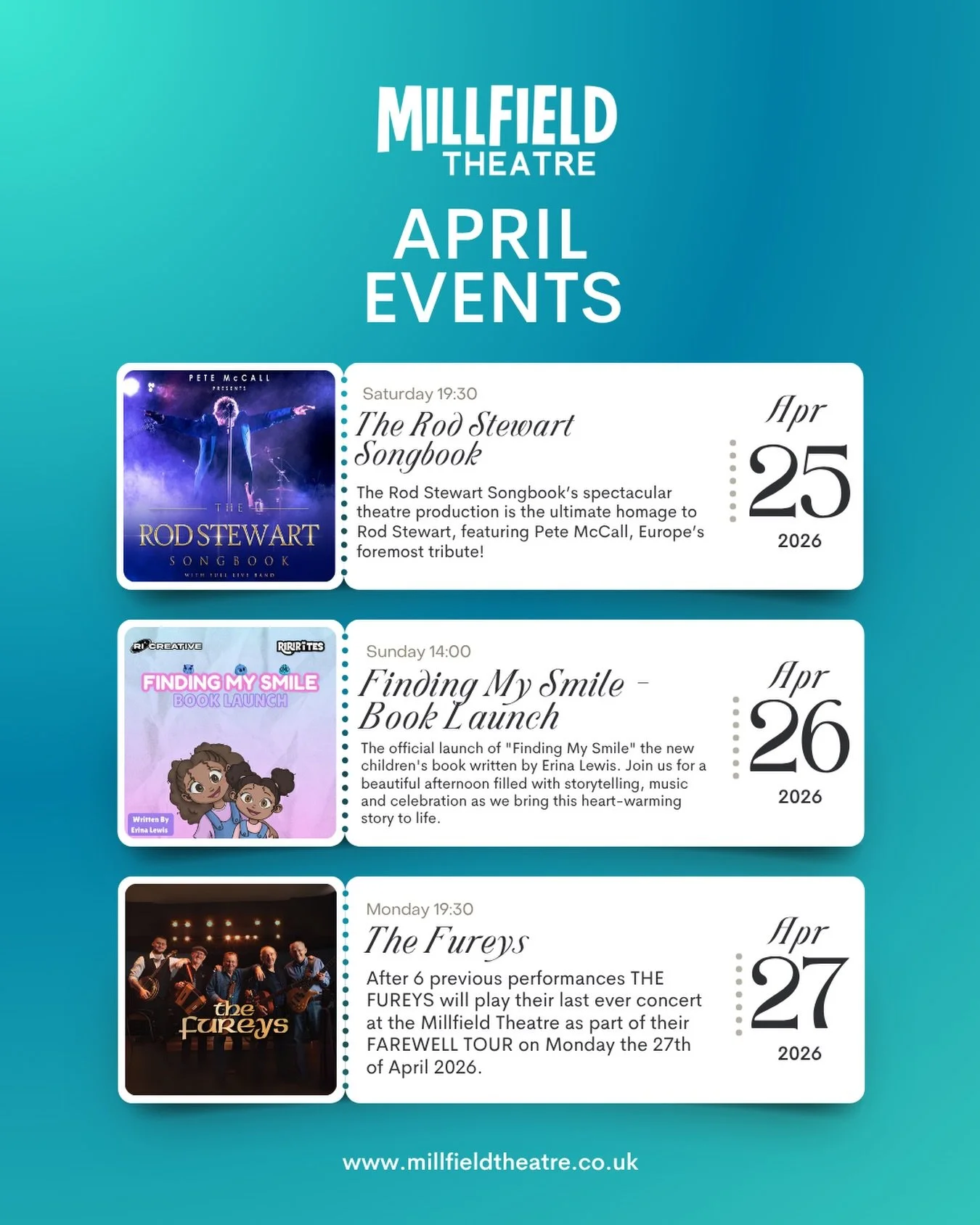 Check out three more shows &amp; events we&rsquo;ve got coming your way this February 🎹📒🎶

Grab your tickets now🎟️
www.millfieldtheatre.co.uk

Link in bio 🔗

#millfieldtheatre #millfieldmotives #octoberevents #octobershows #blackhistorymonth upc