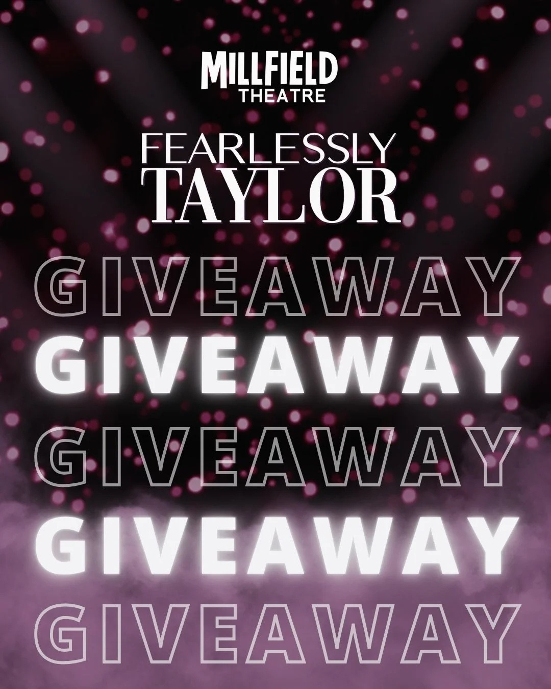 IT&rsquo;S COMPETITION TIME!🪩🩷🎤✨

We&rsquo;re giving YOU the chance to win a pair of tickets! 🎟️

To enter:
1️⃣ Tag someone in this post
2️⃣ Make sure you&rsquo;re following @millfieldtheatre 

It&rsquo;s that simple! 🙌

🏆 Winners will be picke