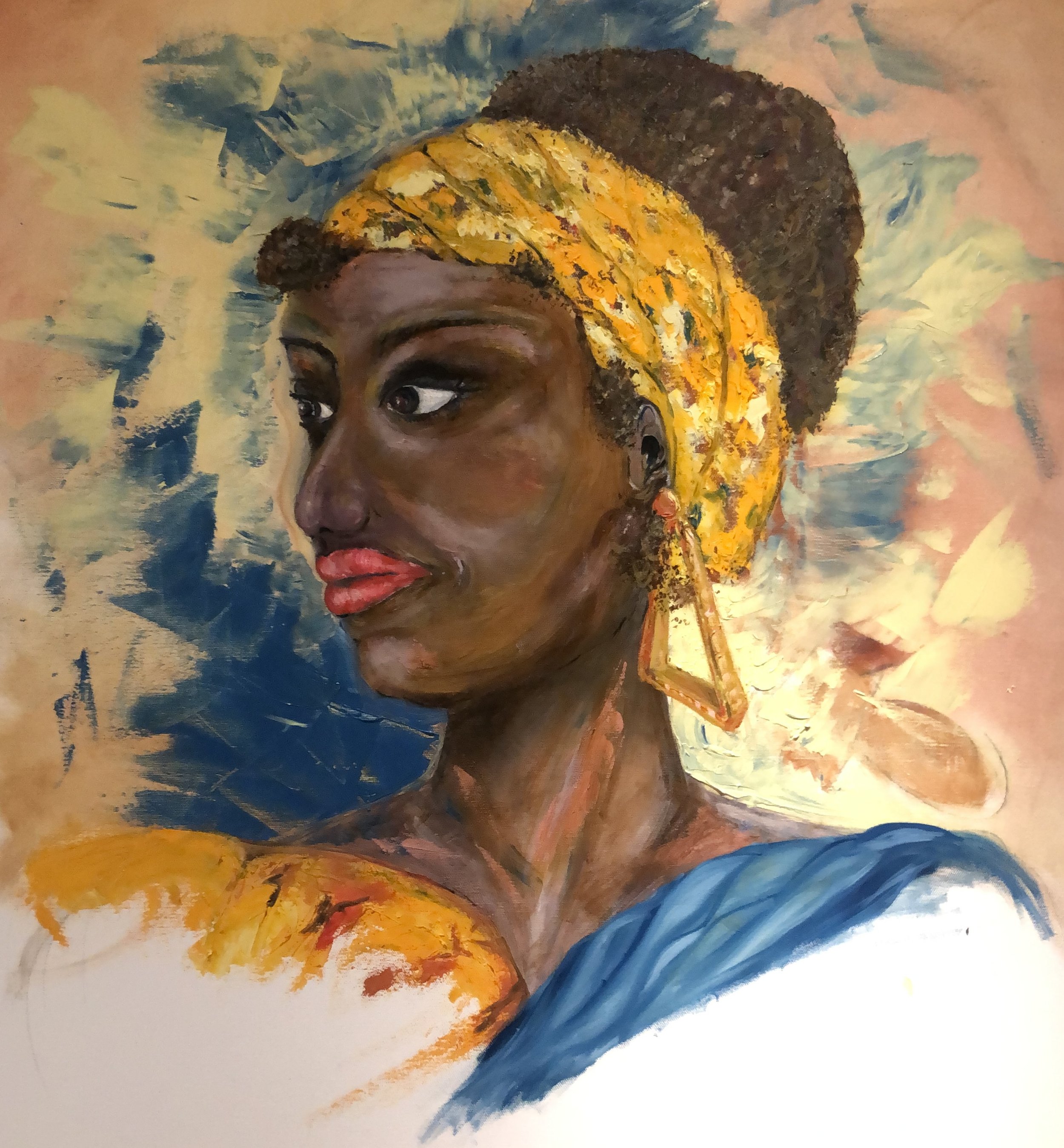Grace - Mixed media on canvas