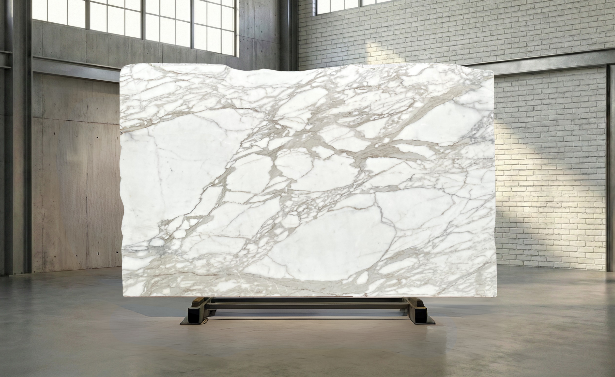 Calacatta Borghini Oro Honed Marble Slab