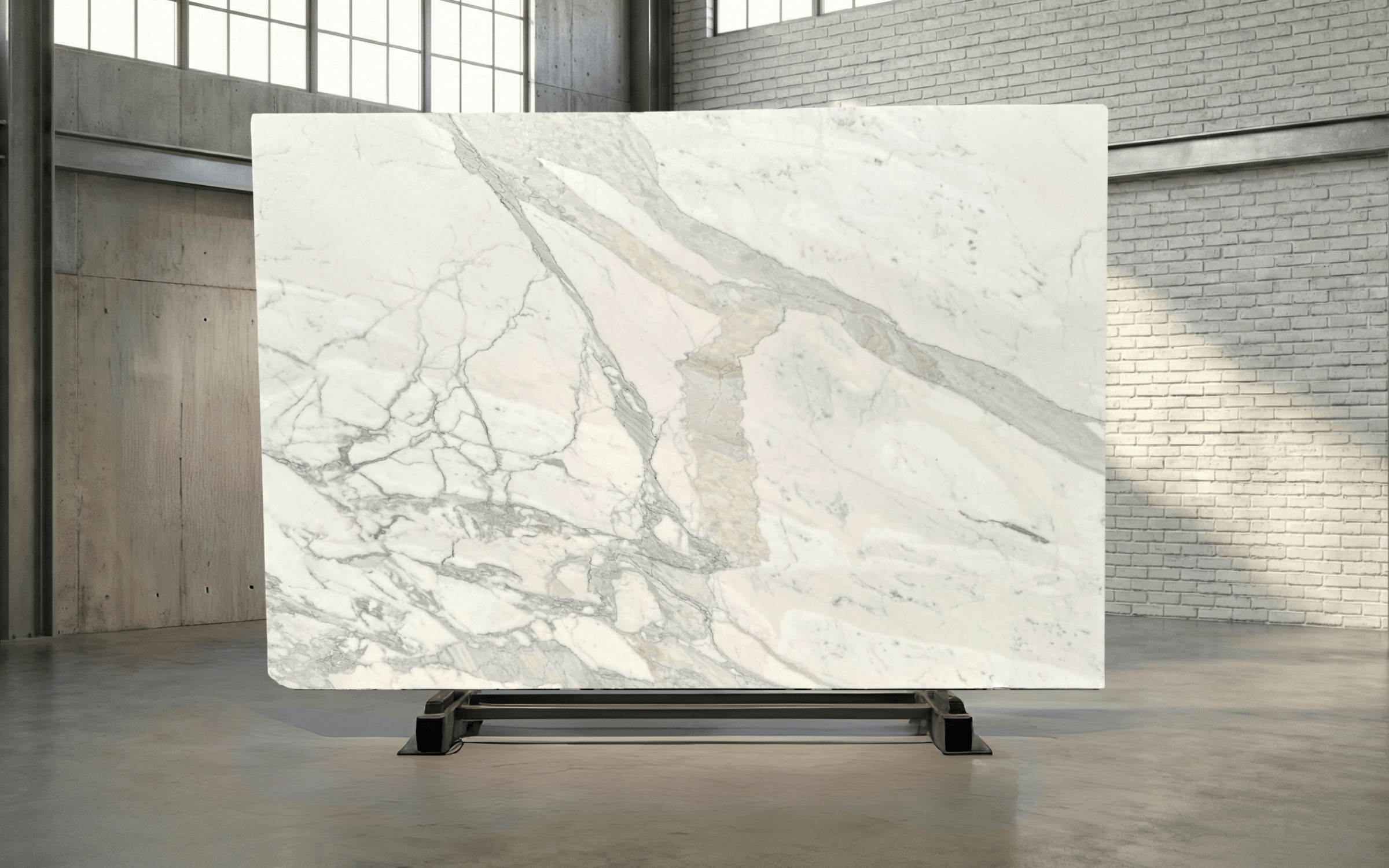 Calacatta Oro Honed Marble Slab