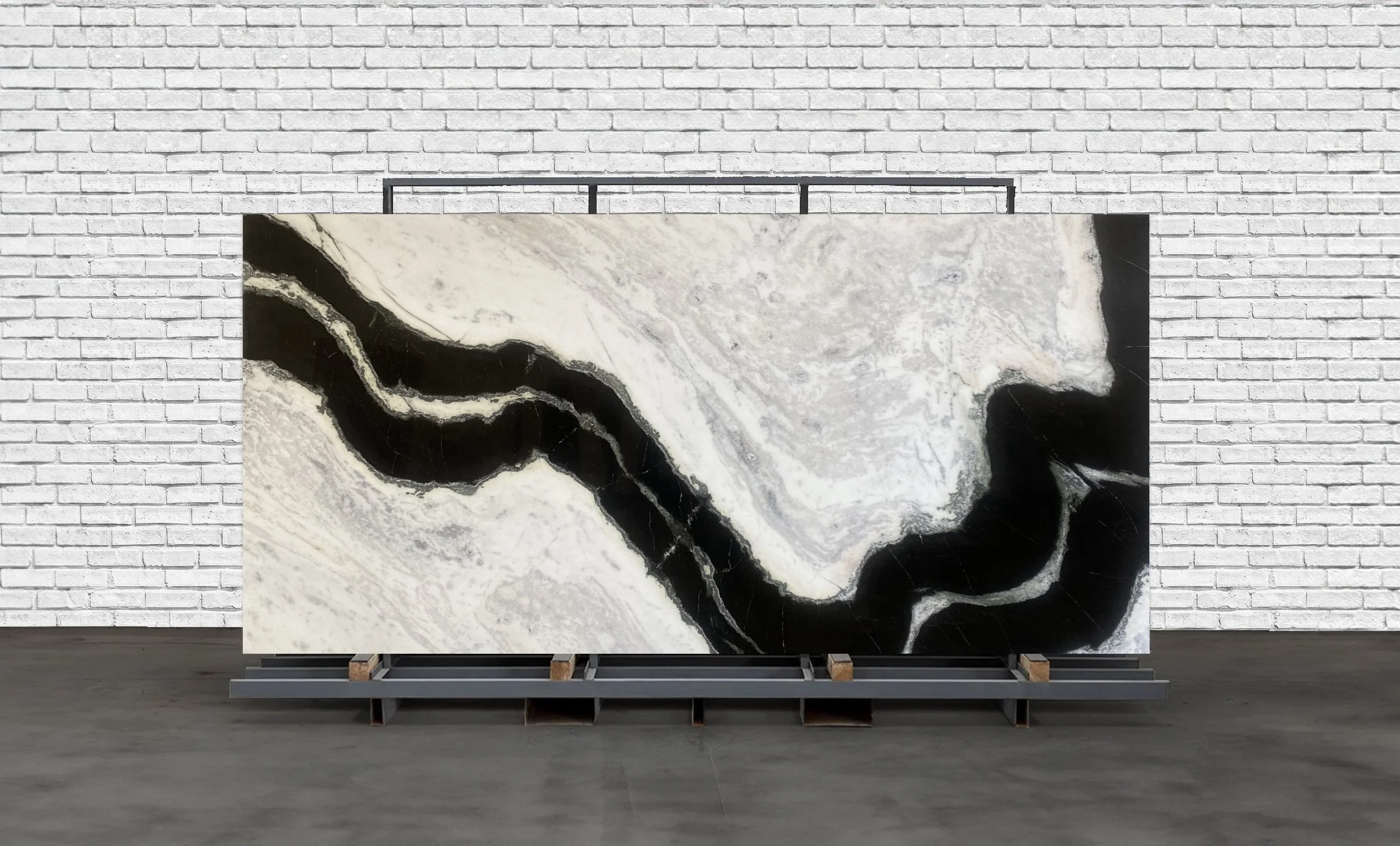 Panda Polished Italian Marble — Black Taurus Inc.