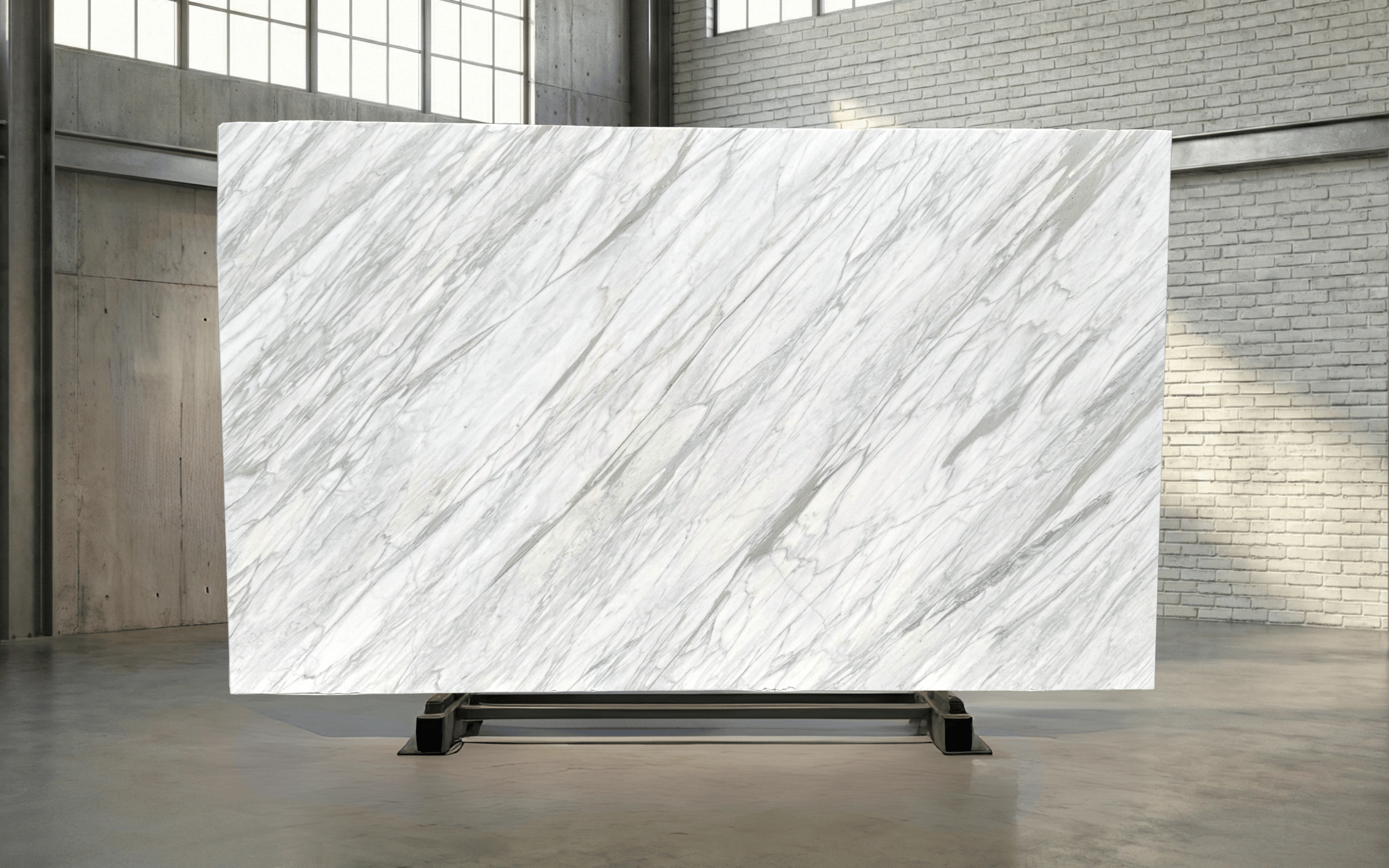 Calacatta Cremo Venato Honed Italian Marble