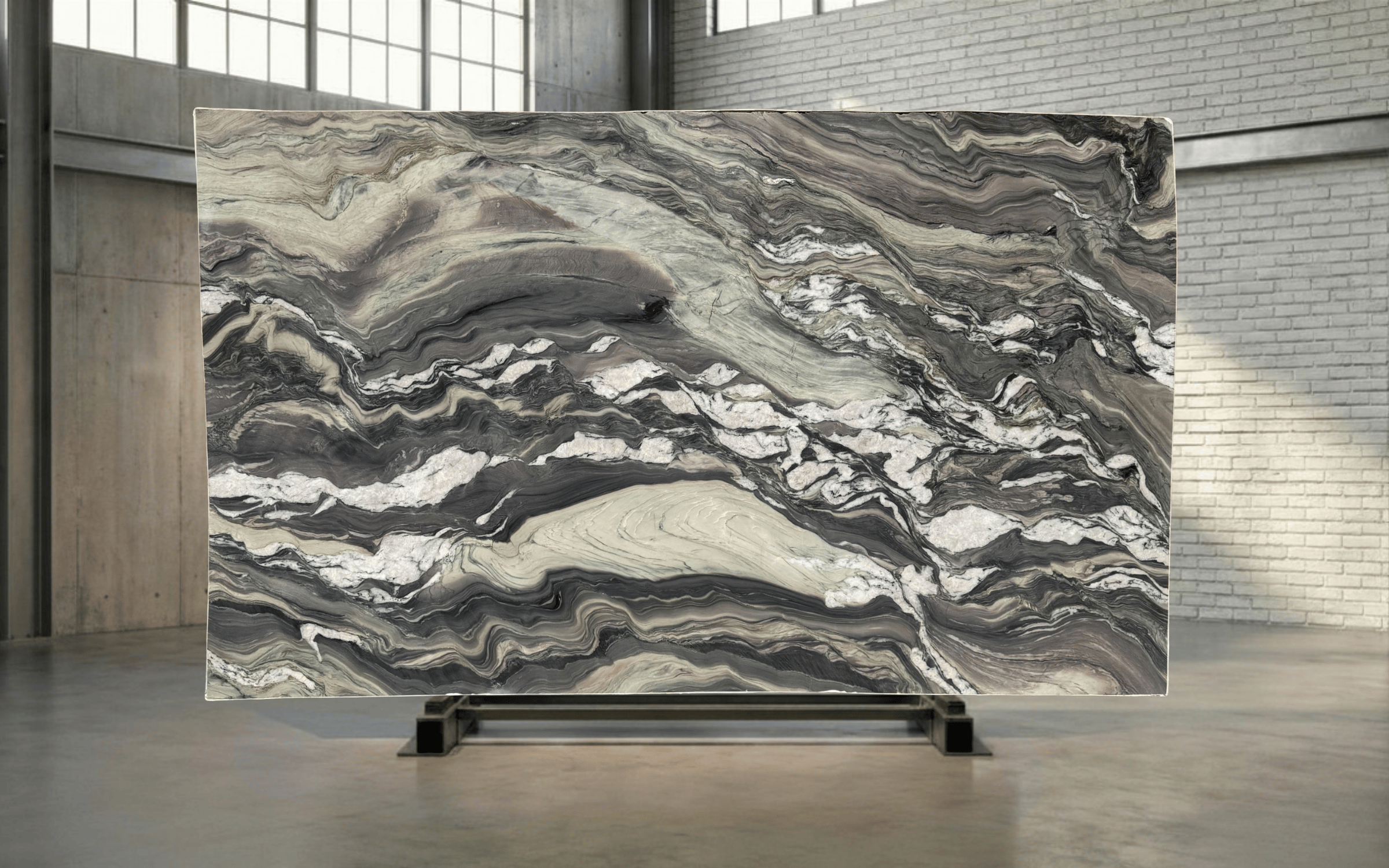 Explosion Blue Leathered Quartzite