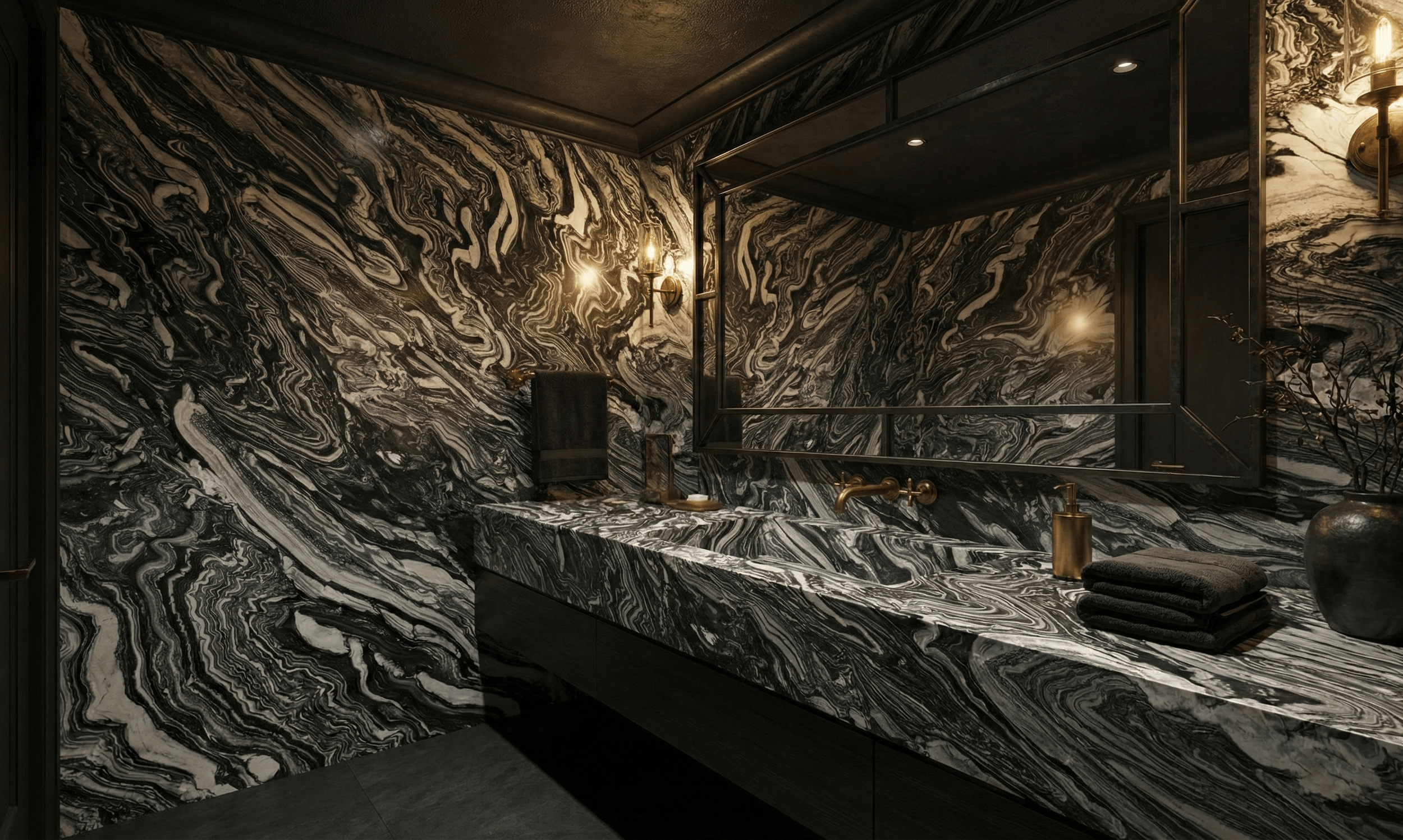 Arabescato Ovulato Bathroom
