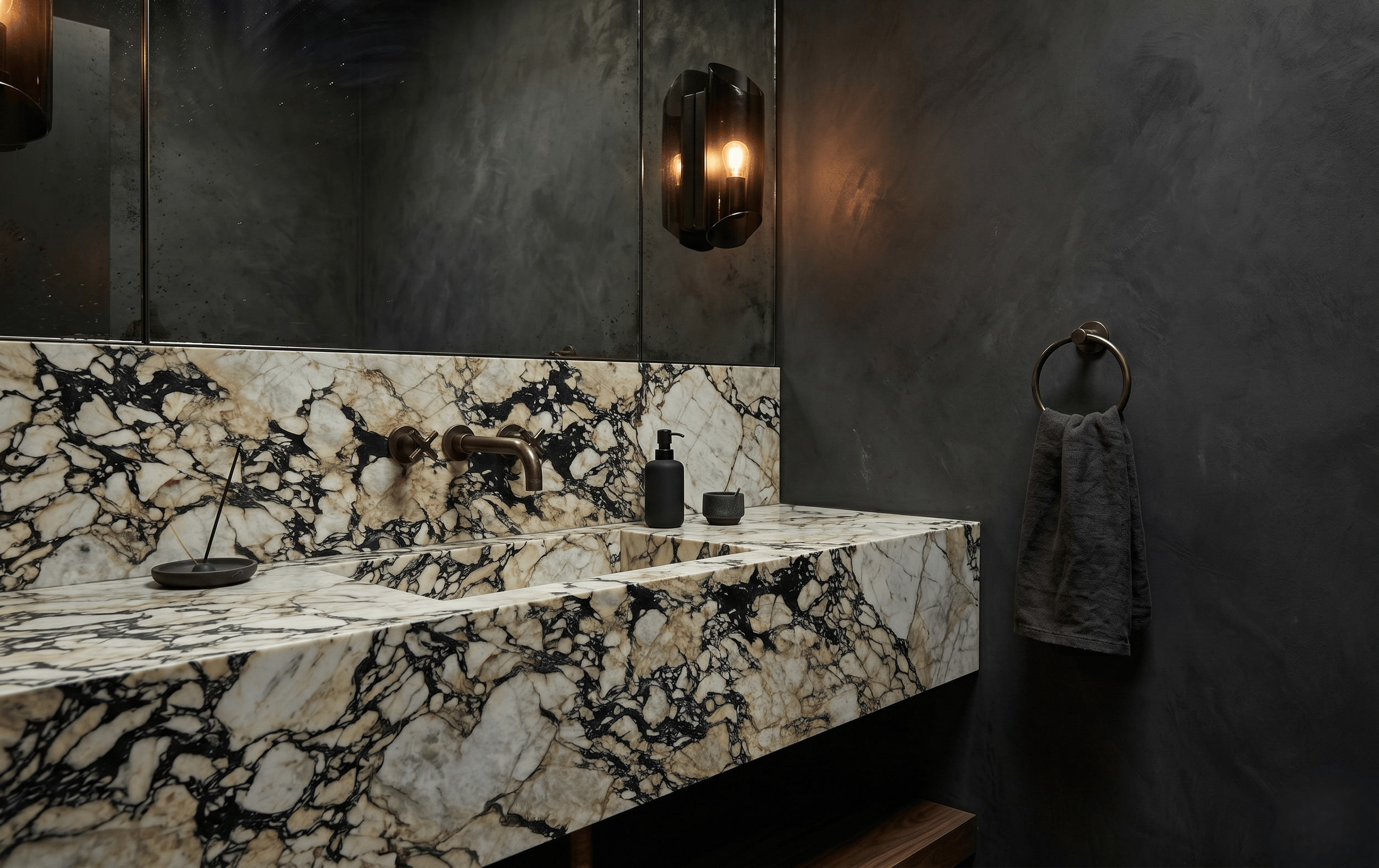 Calacatta Monet Extra Powder Vanity