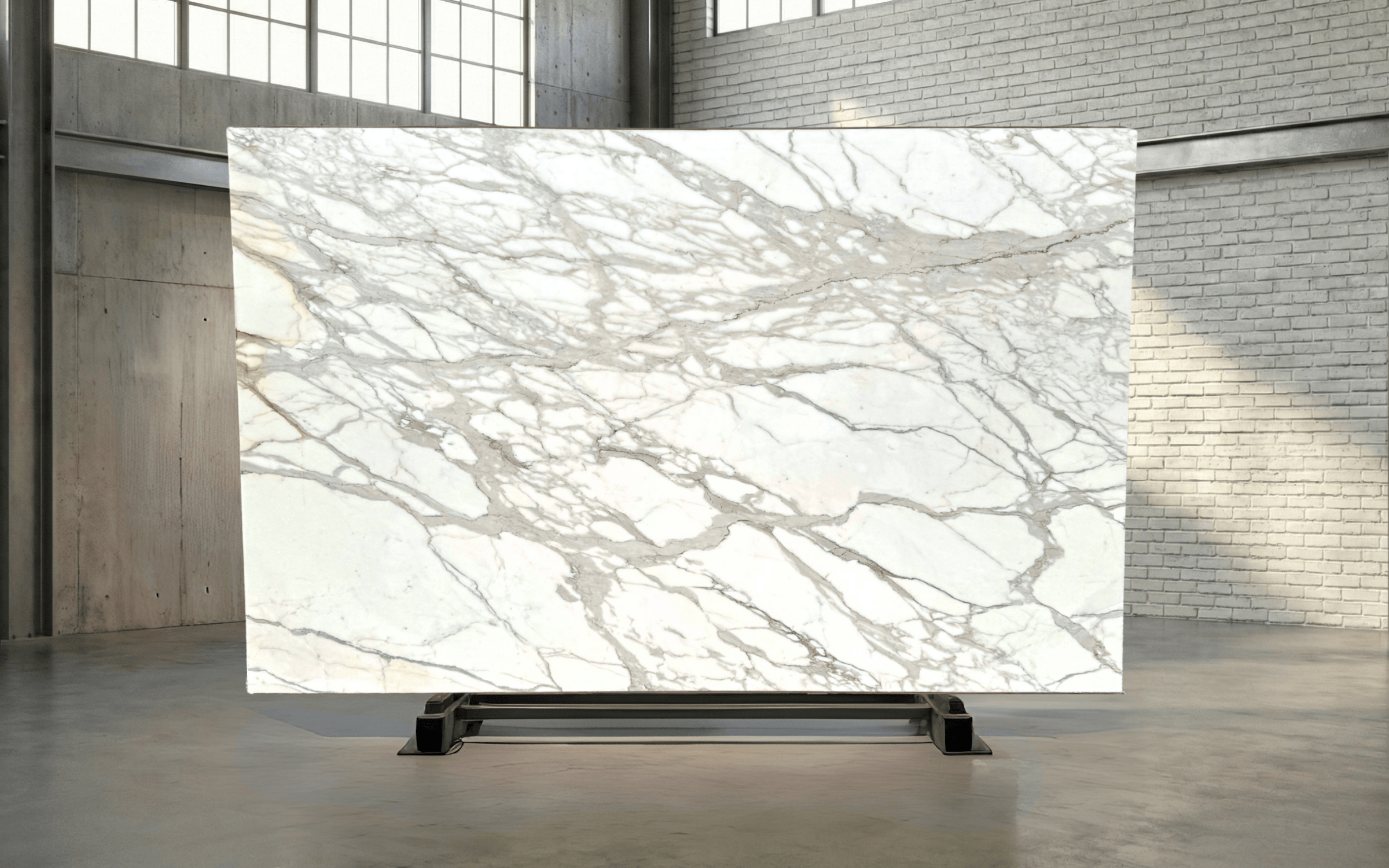 Calacatta Borghini Extra Honed Marble Slab