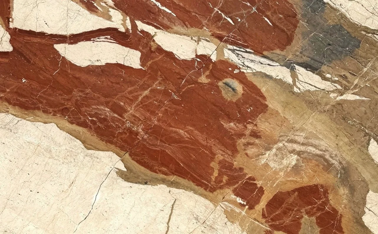 Breccia Fantastica Honed Marble Slab