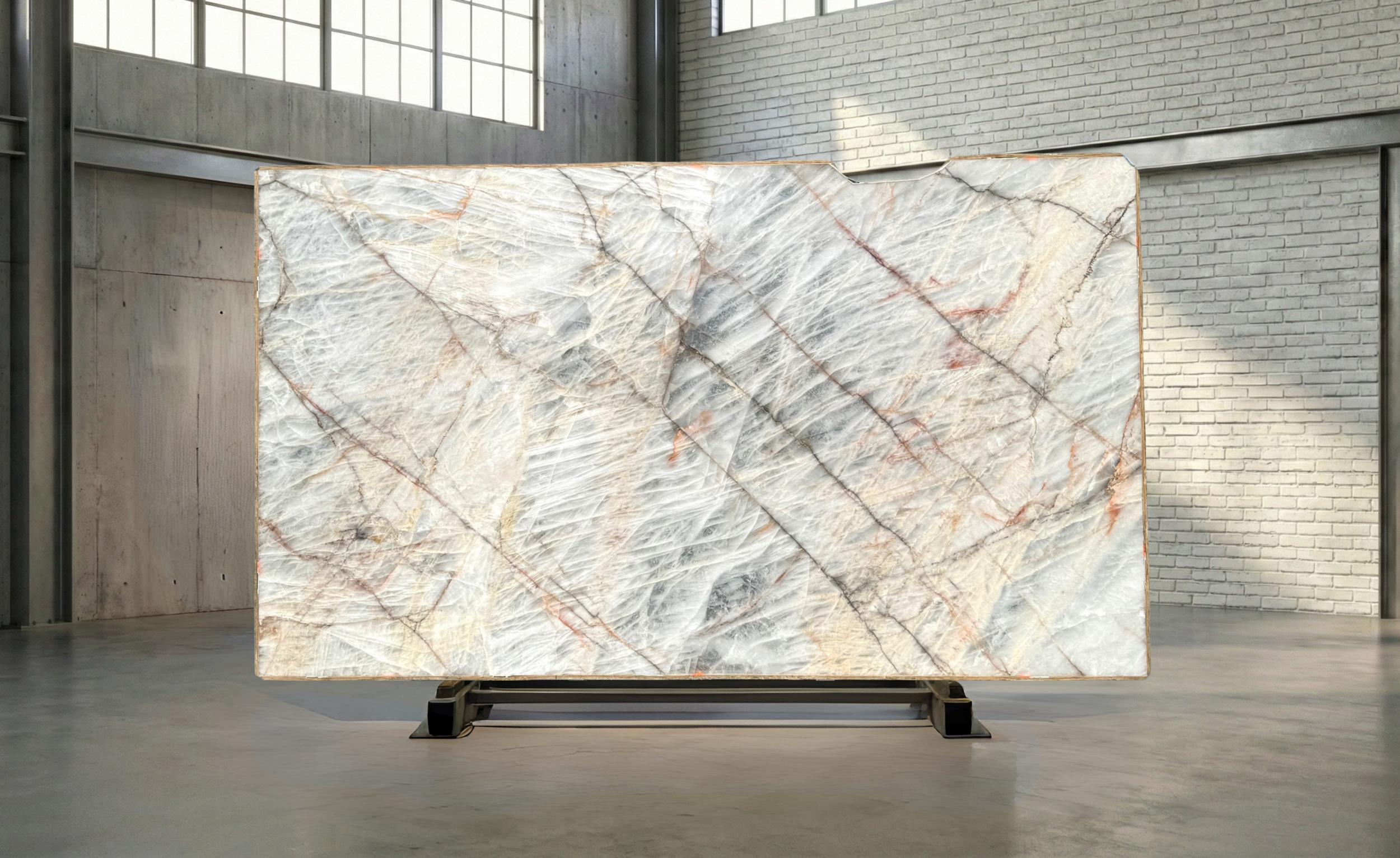 Cristallo Lumix Polished Quartzite Slab