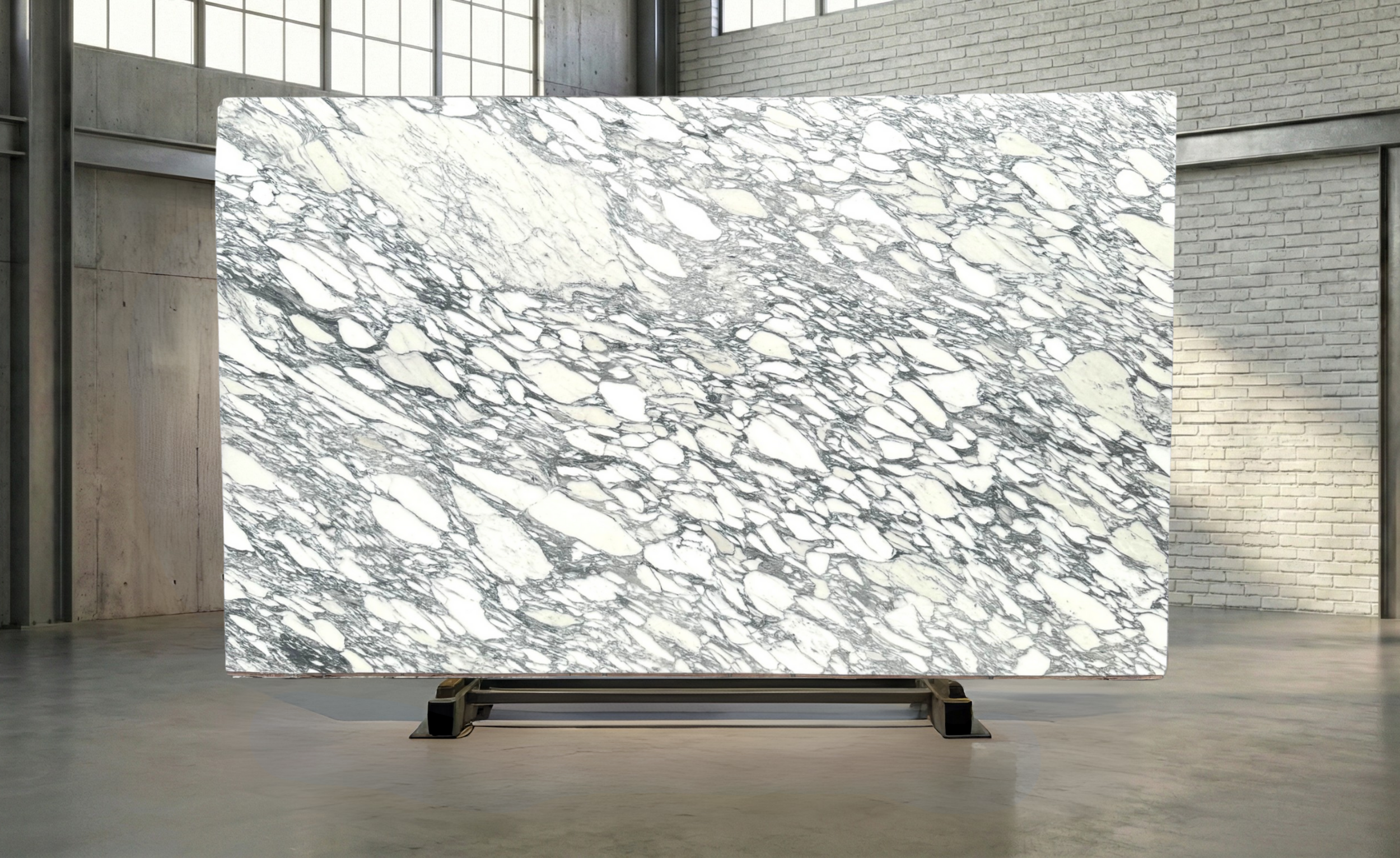 Arabescato Corchia Honed Marble Slab